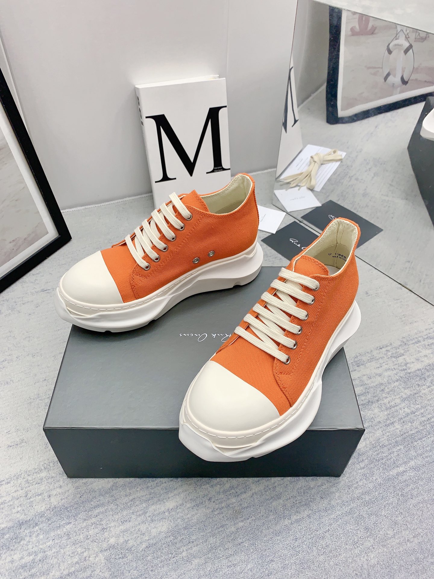 Men Women R*ick O*wens Top Sneaker