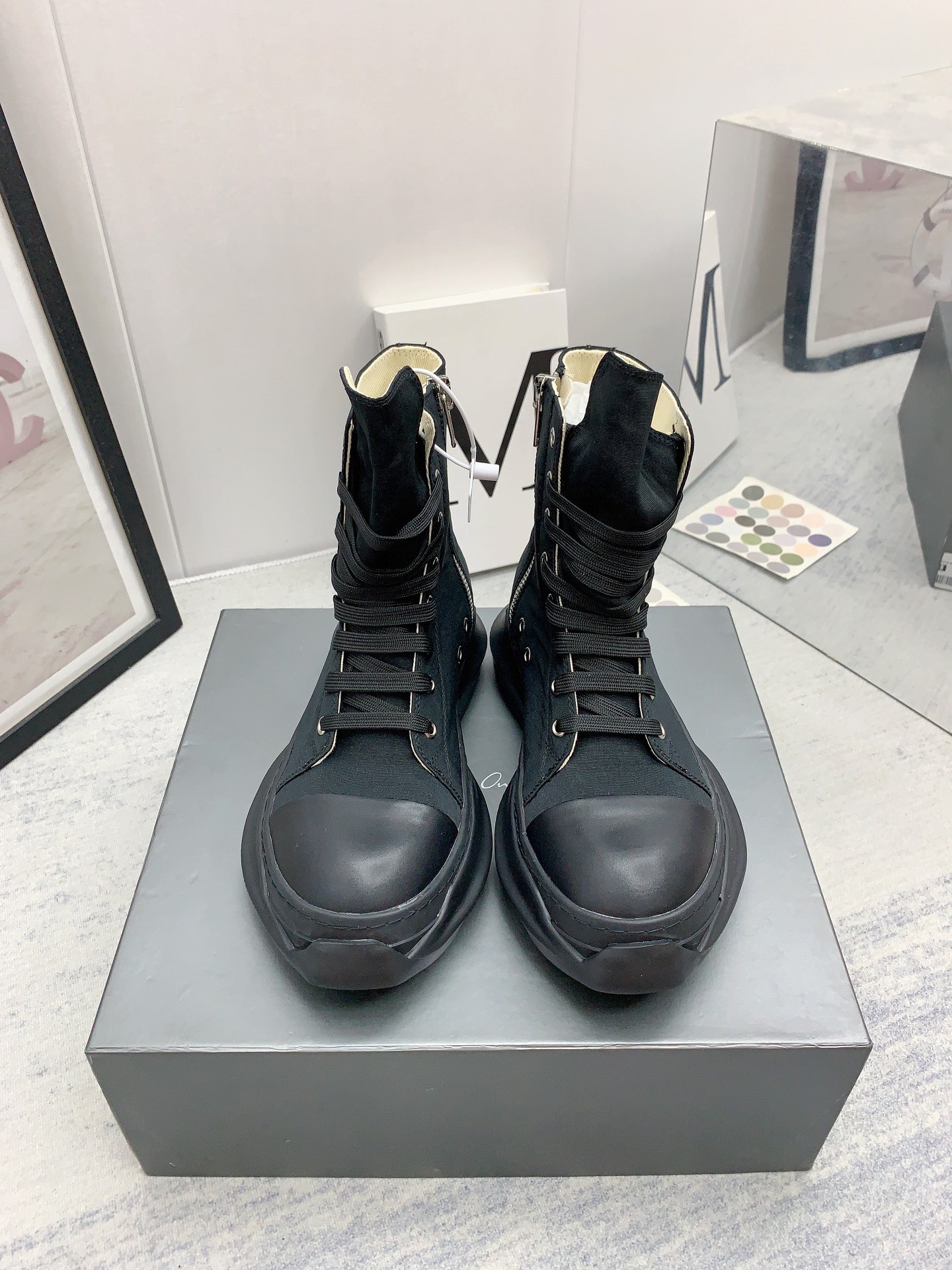 Men Women R*ick O*wens Top Sneaker