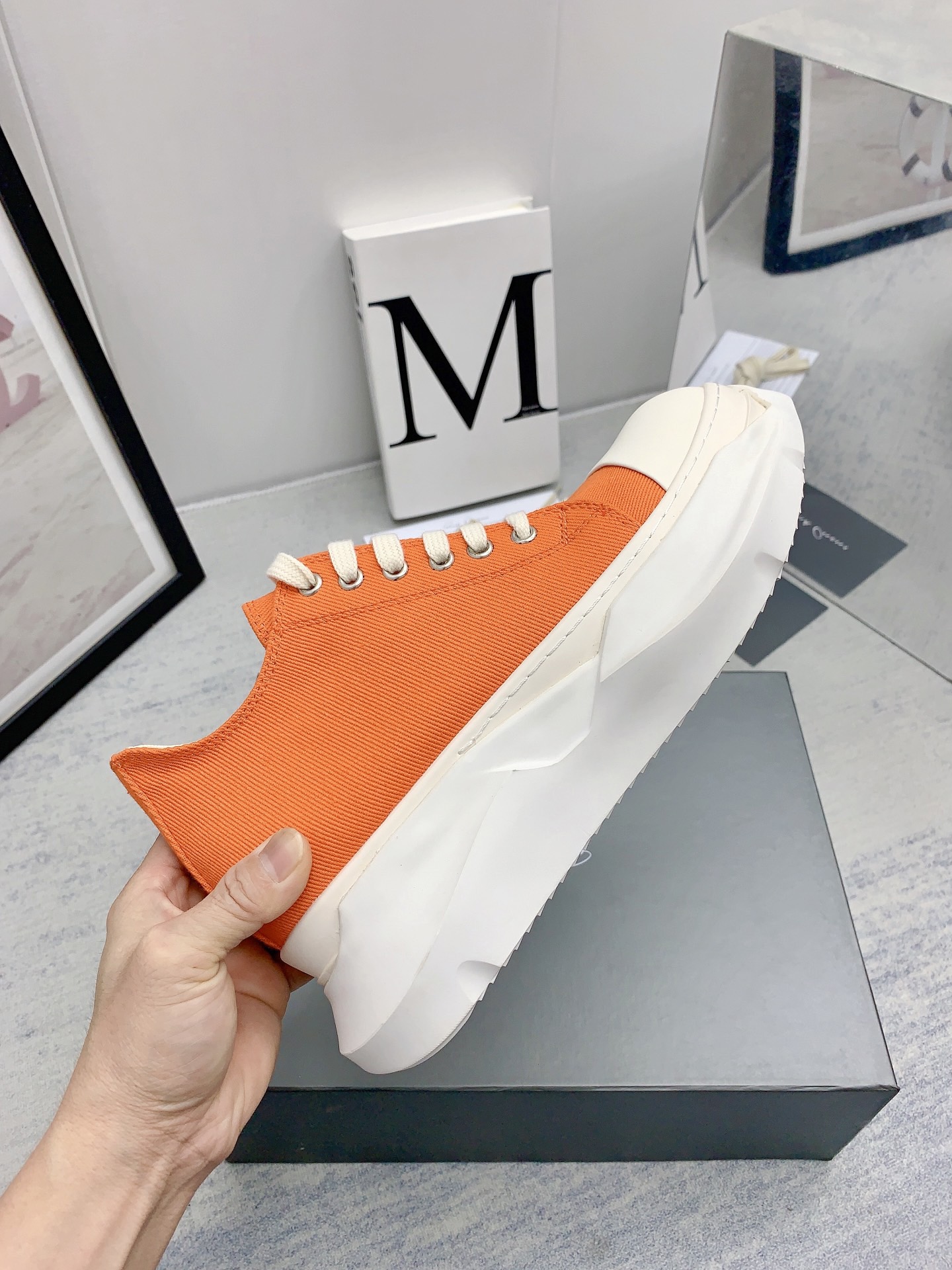 Men Women R*ick O*wens Top Sneaker