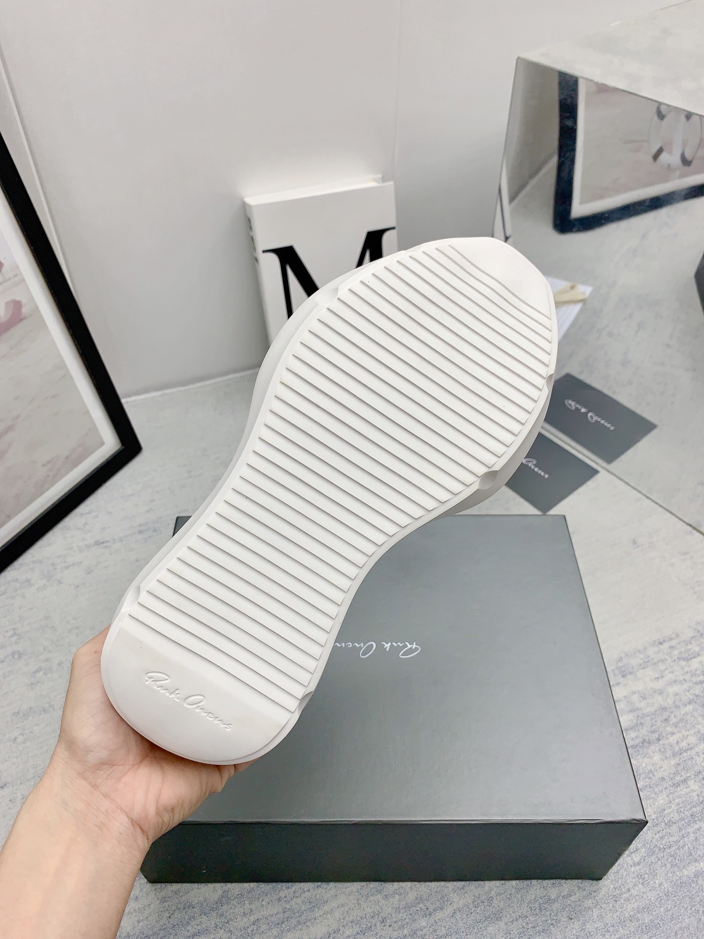 Men Women R*ick O*wens Top Sneaker