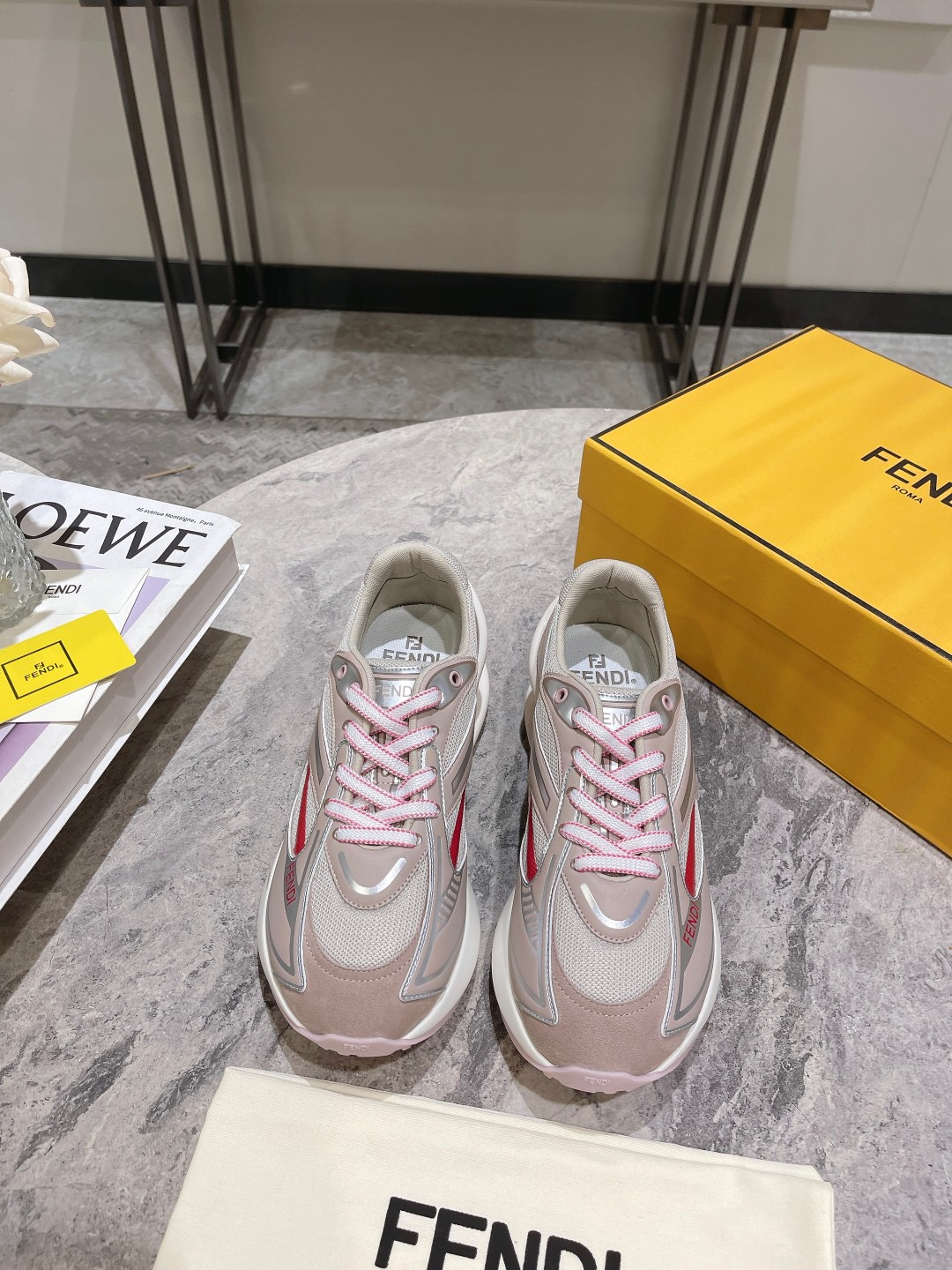 Men Women F*endi Top Sneaker