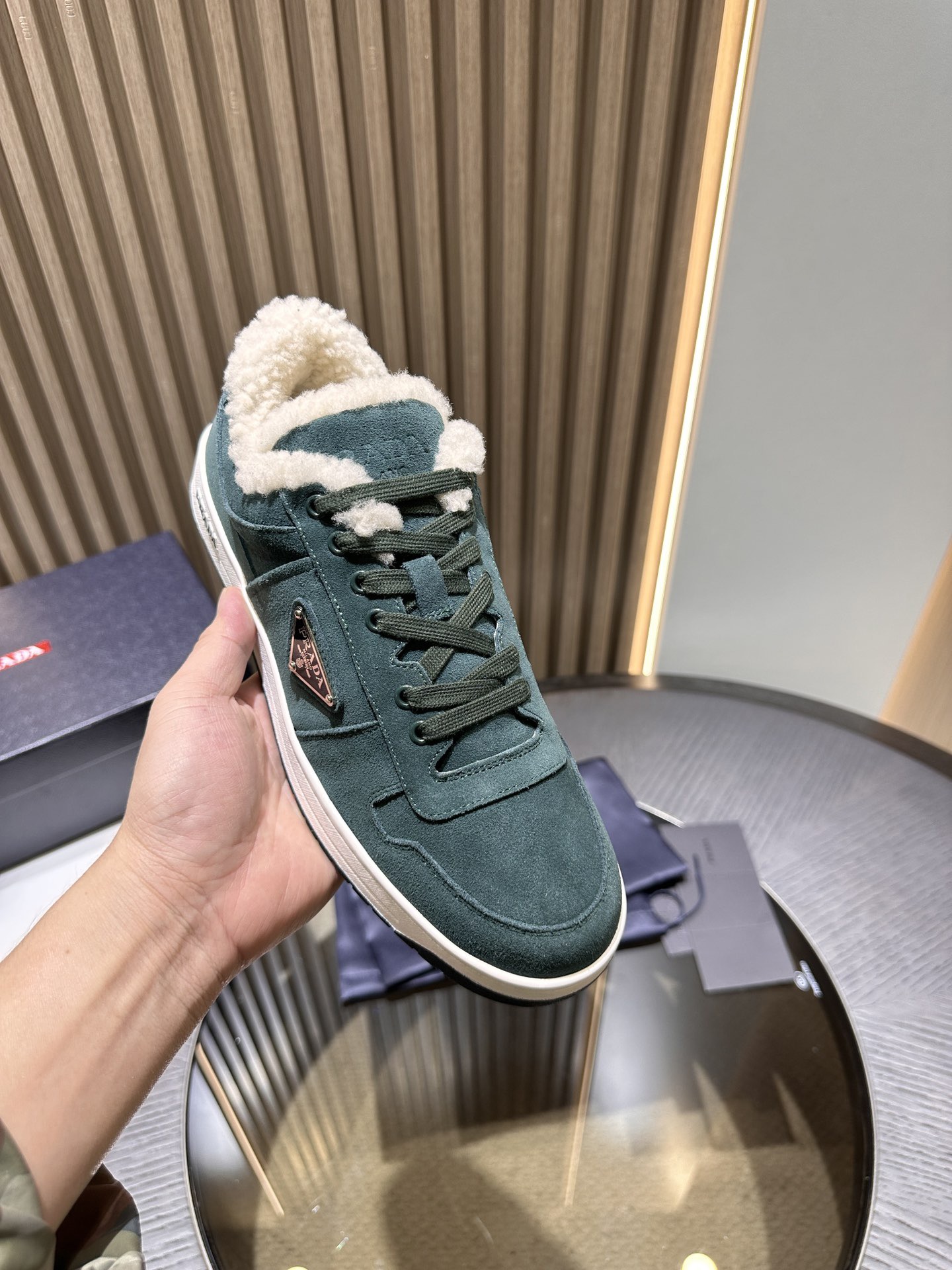 Men P*rada Top Sneaker