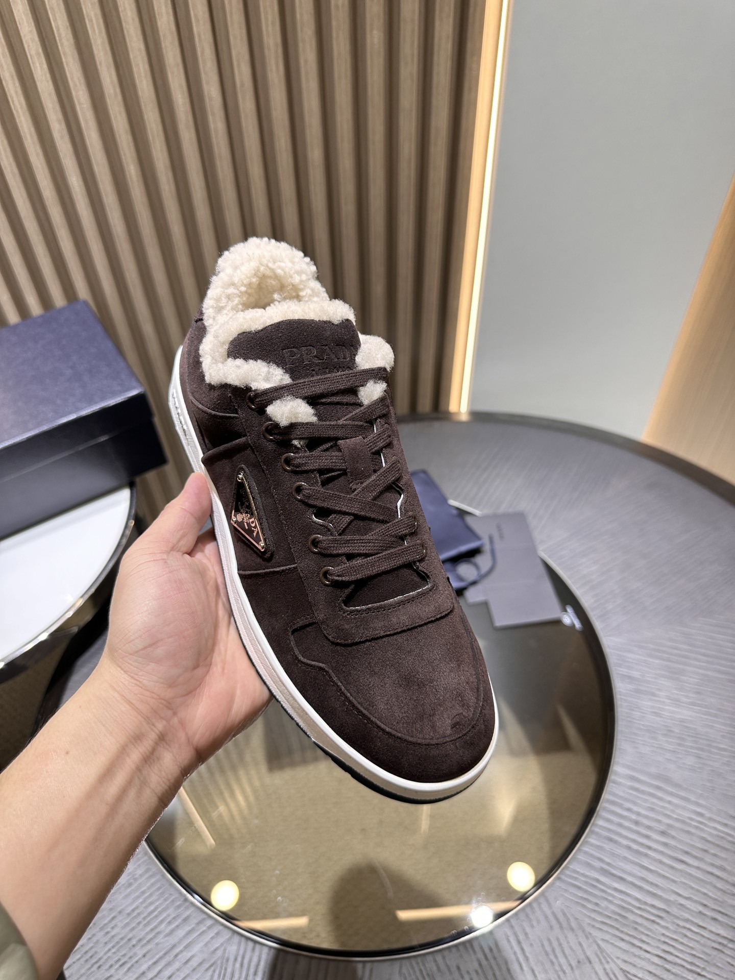 Men P*rada Top Sneaker