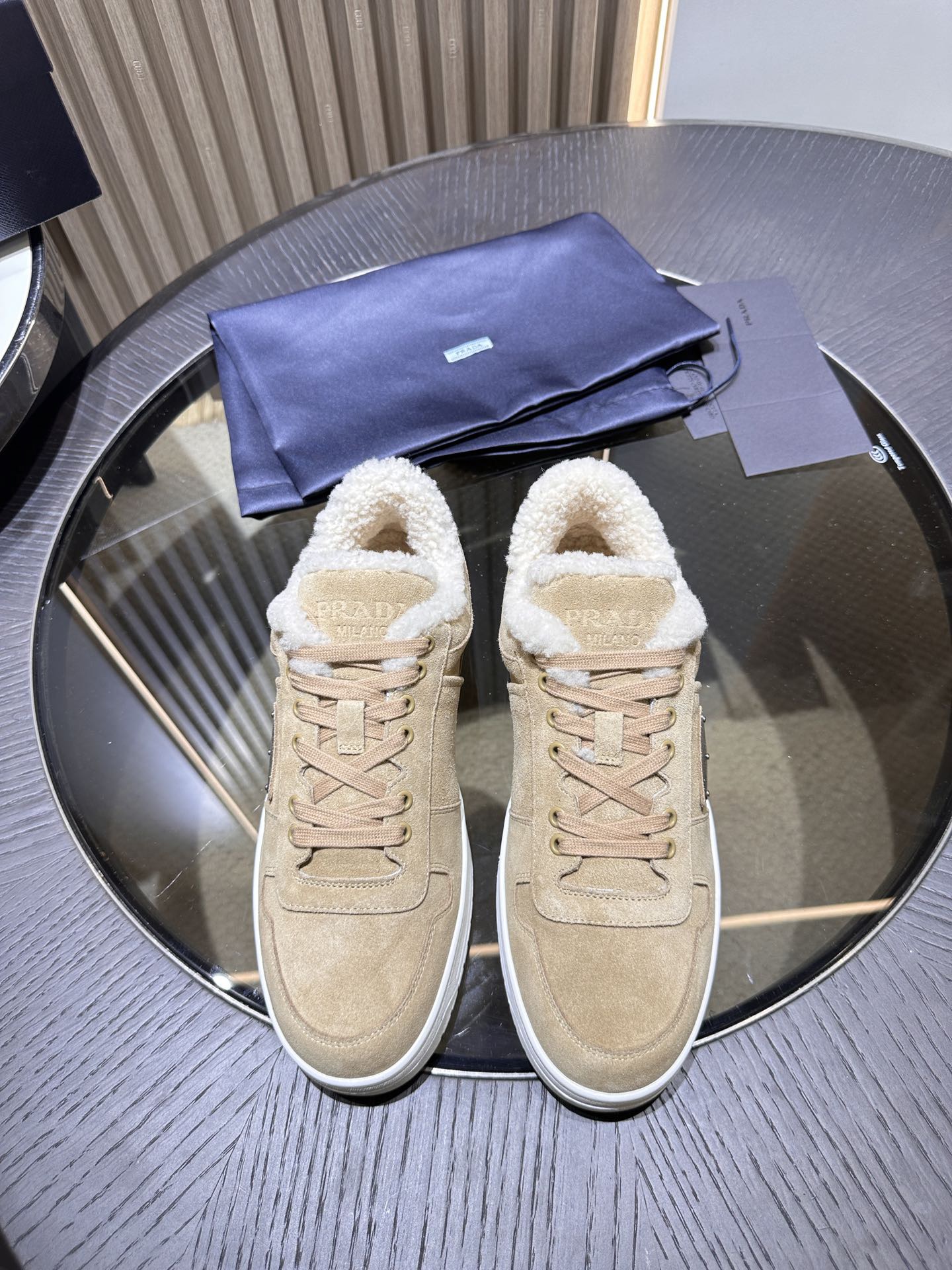 Men P*rada Top Sneaker