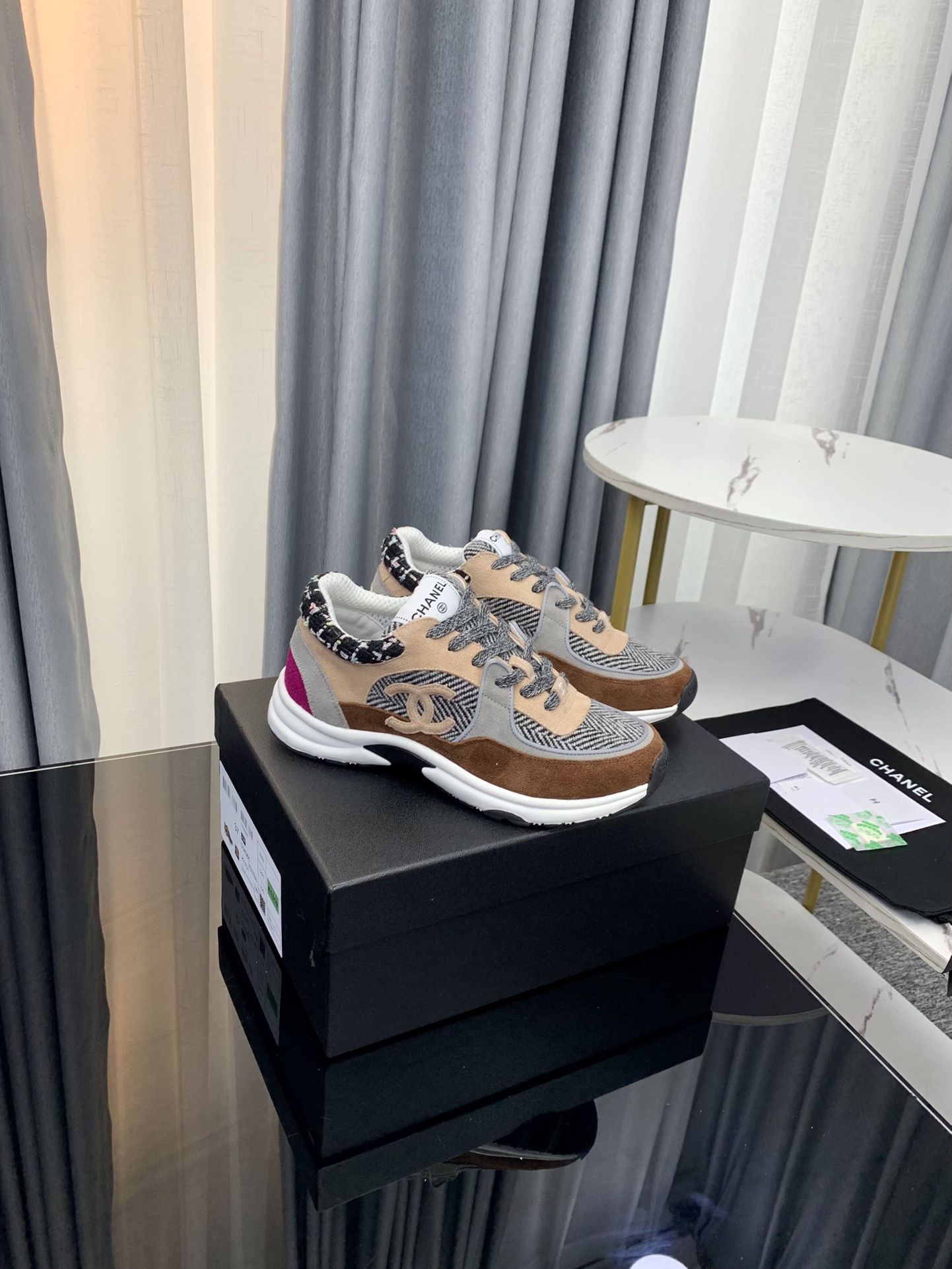 Men Women C*hanel Top Sneaker