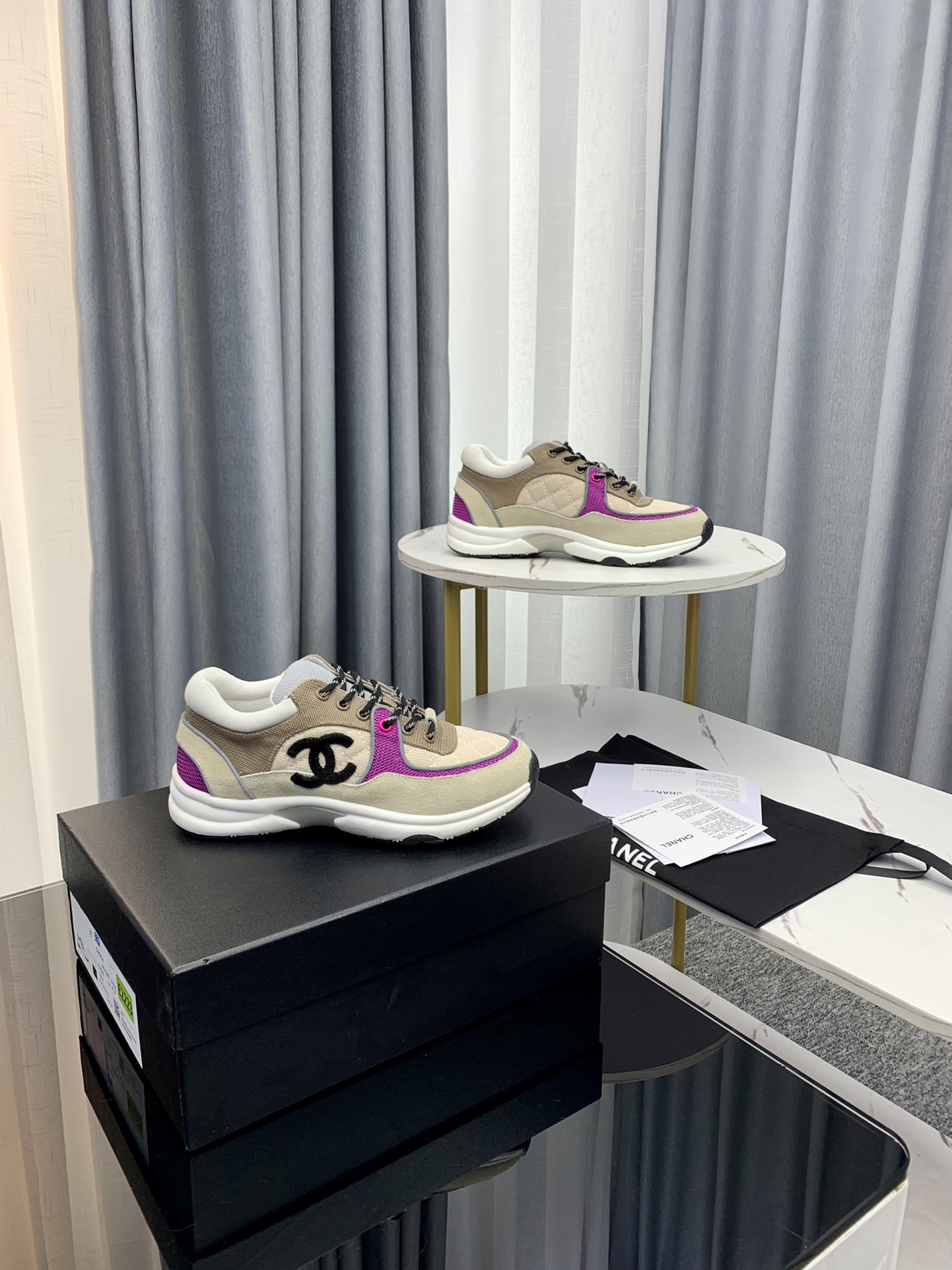 Men Women C*hanel Top Sneaker