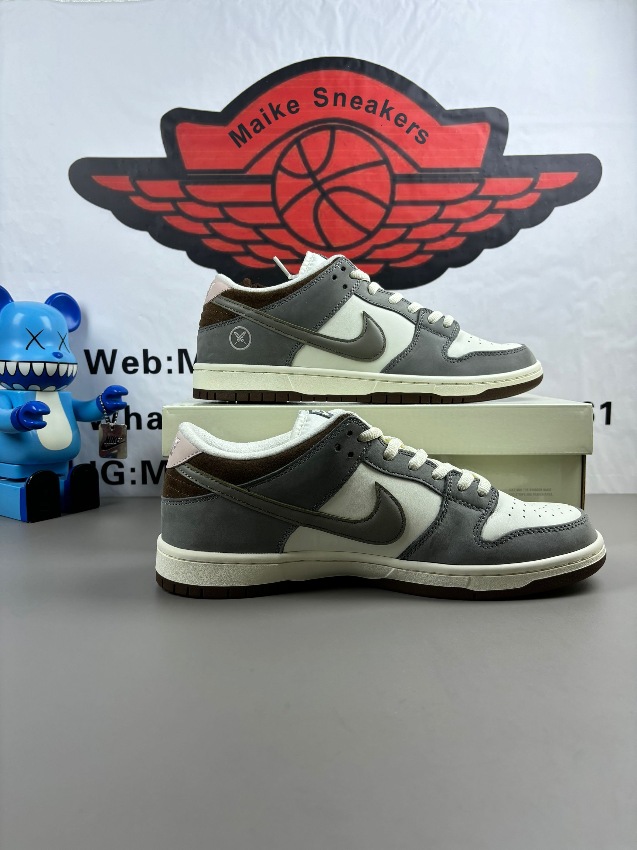 Yuto H*origome x NK SB Dunk Low Soft Mid-Grey