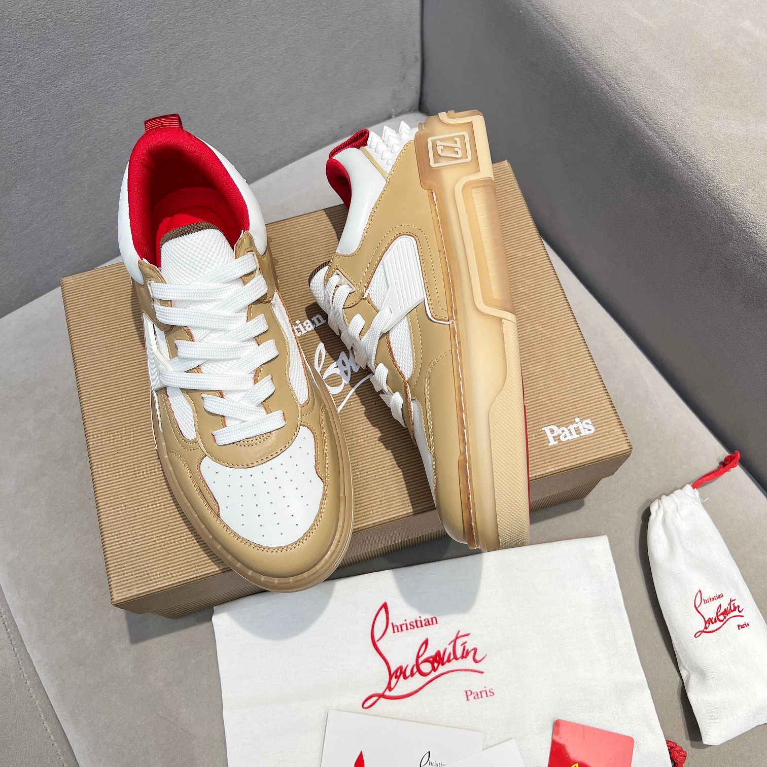 C*hristian ·Louboutin men women TOP sneakers