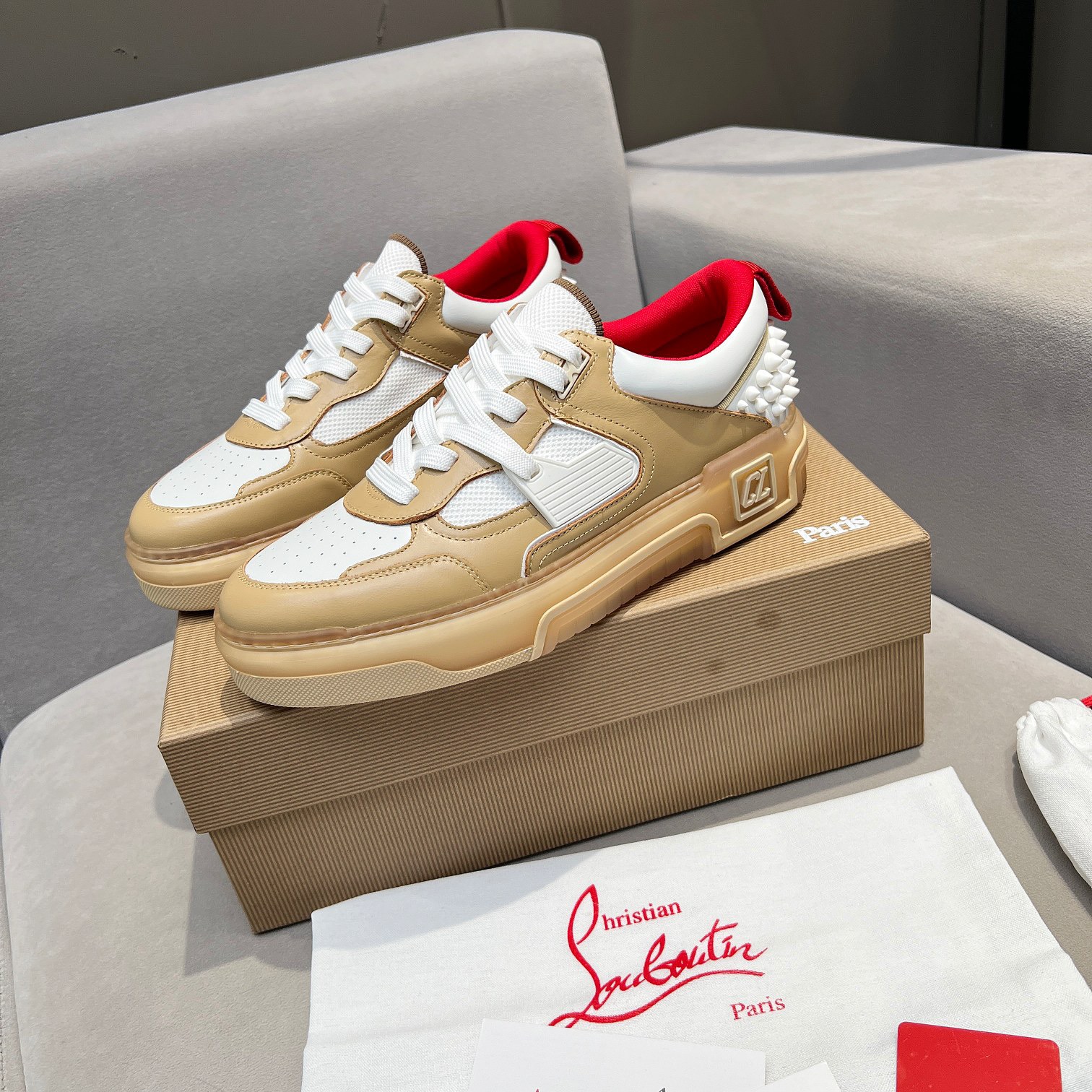 C*hristian ·Louboutin men women TOP sneakers
