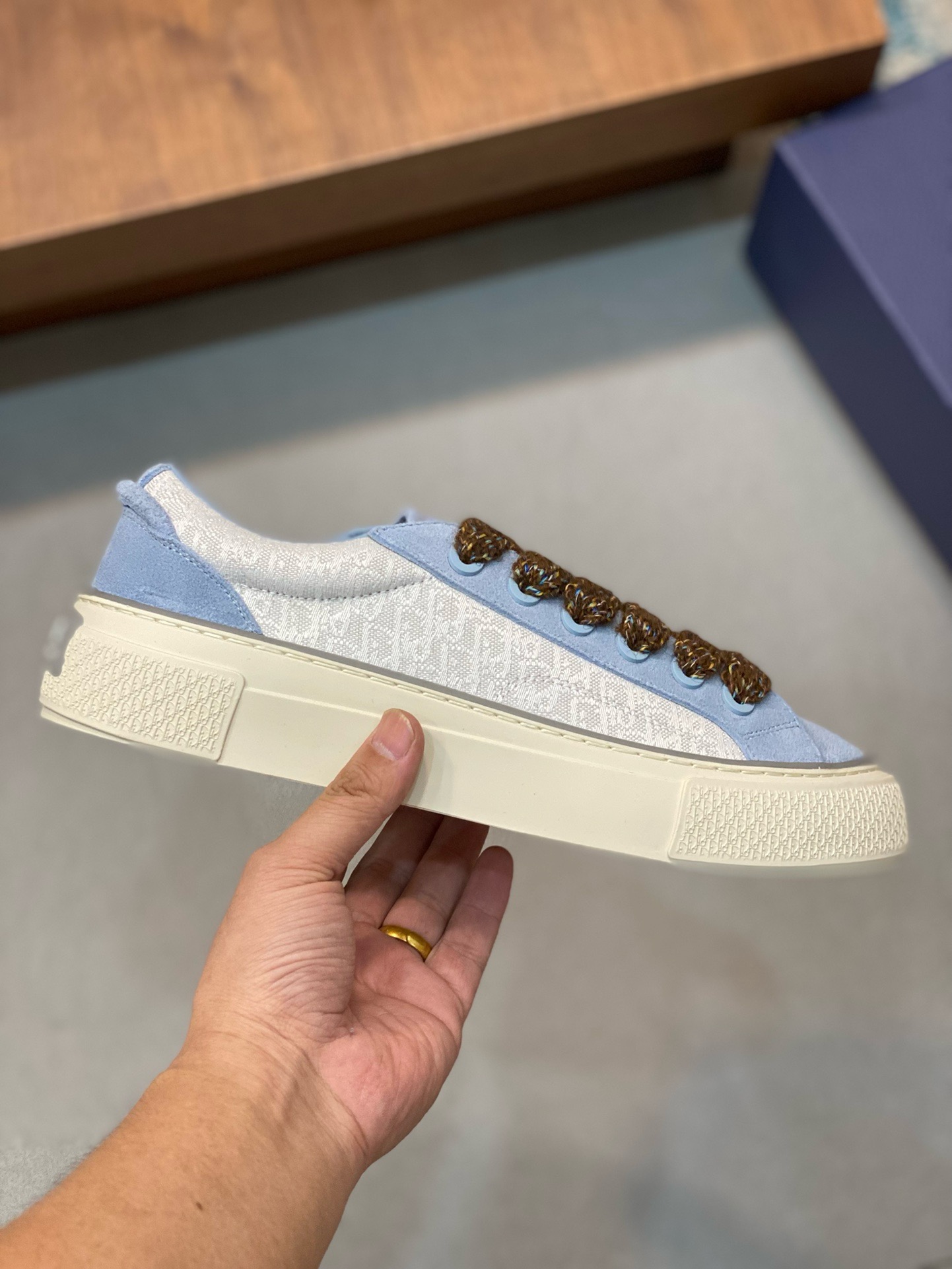 Men D*ior Top Sneaker