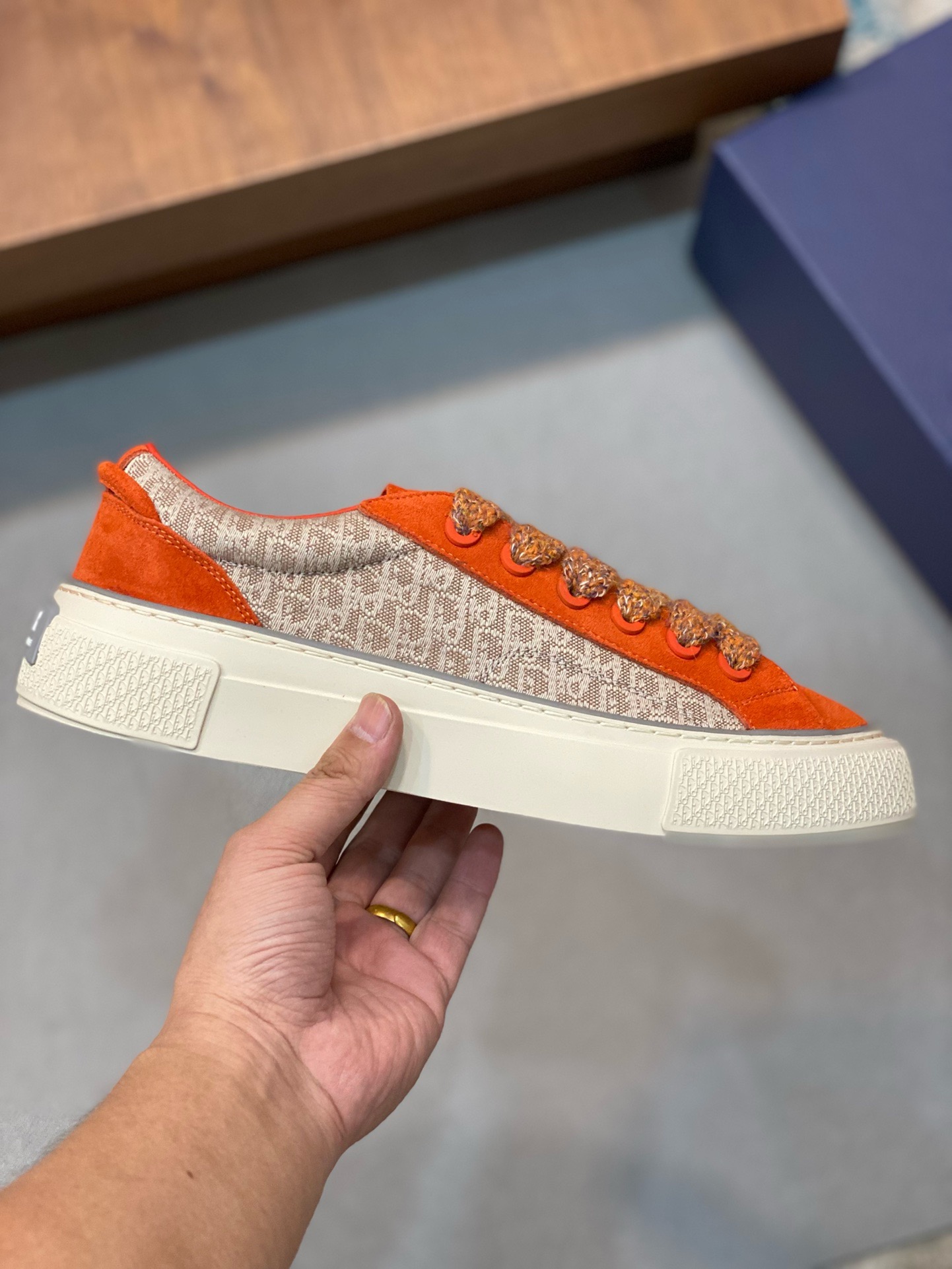 Men D*ior Top Sneaker