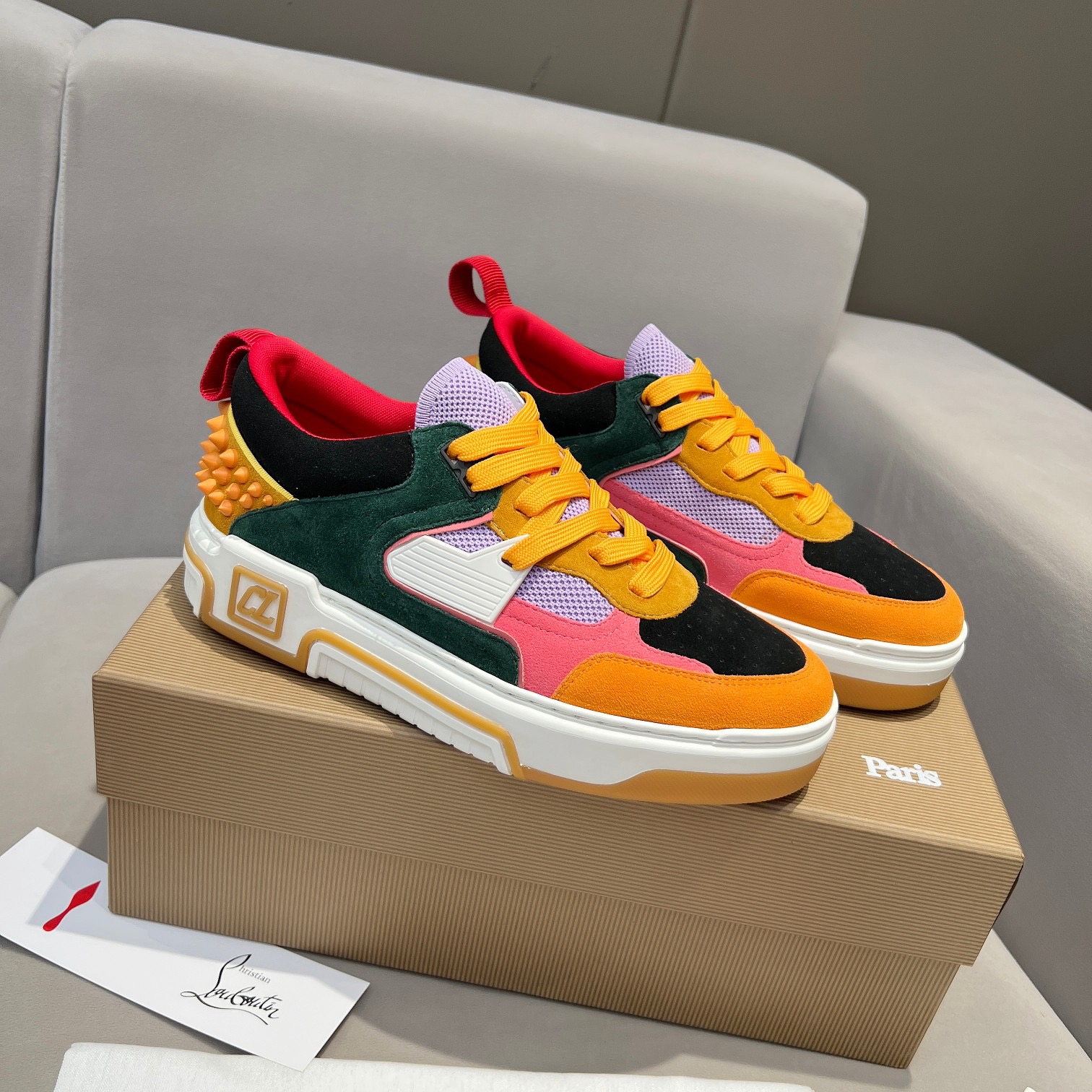 C*hristian ·Louboutin men women TOP sneakers
