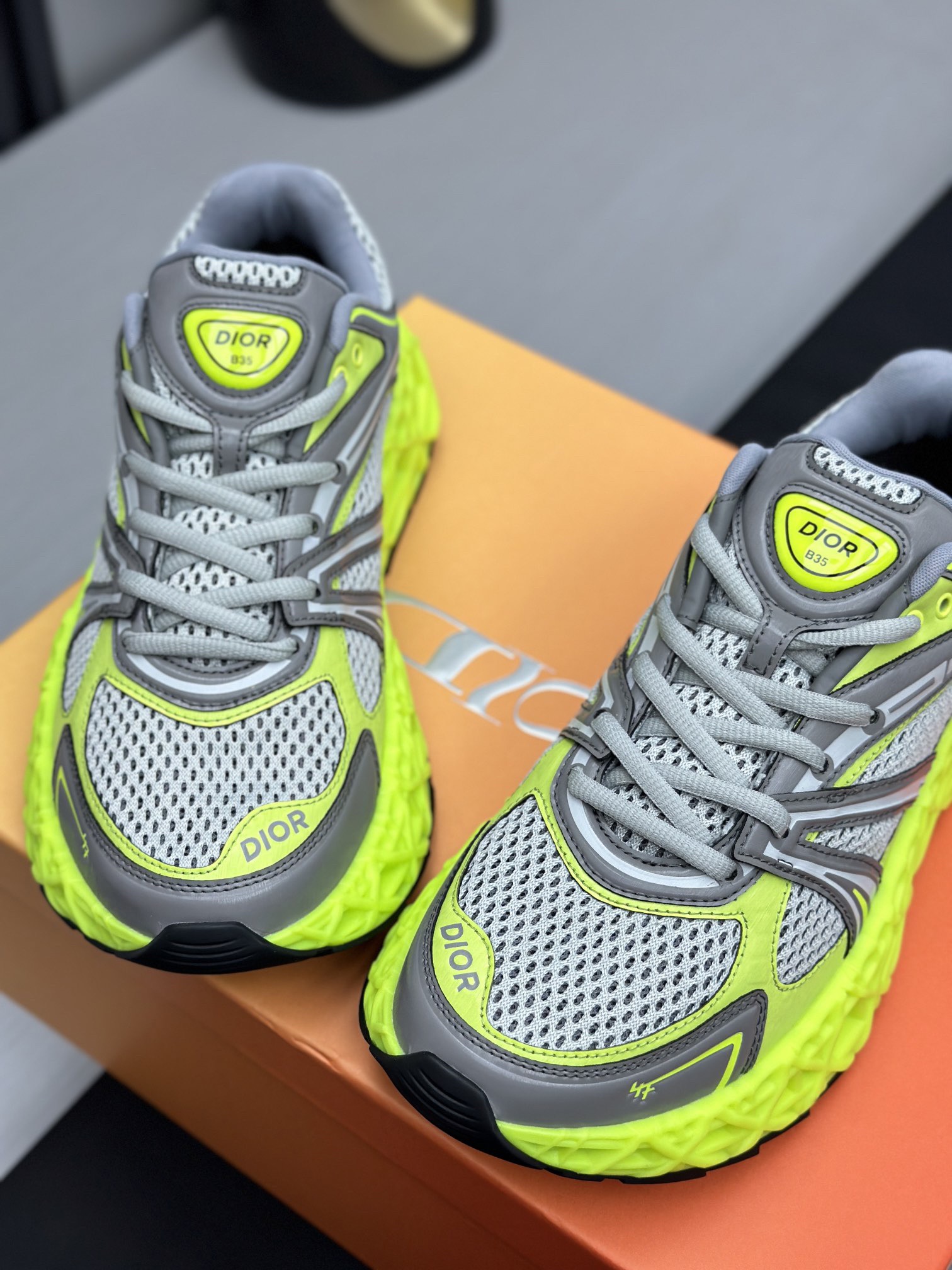 Men D*ior Top Sneaker（）