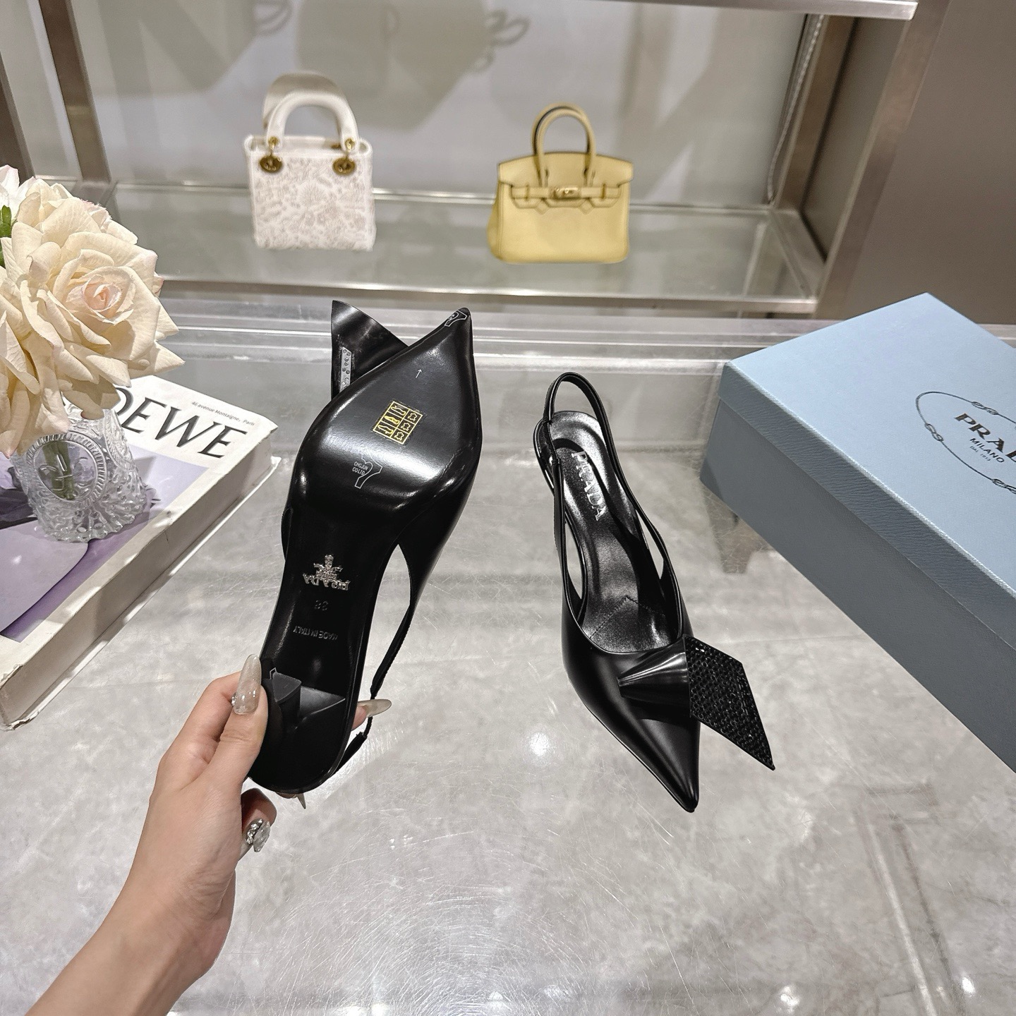 Women P*rada Top Quality Sandals