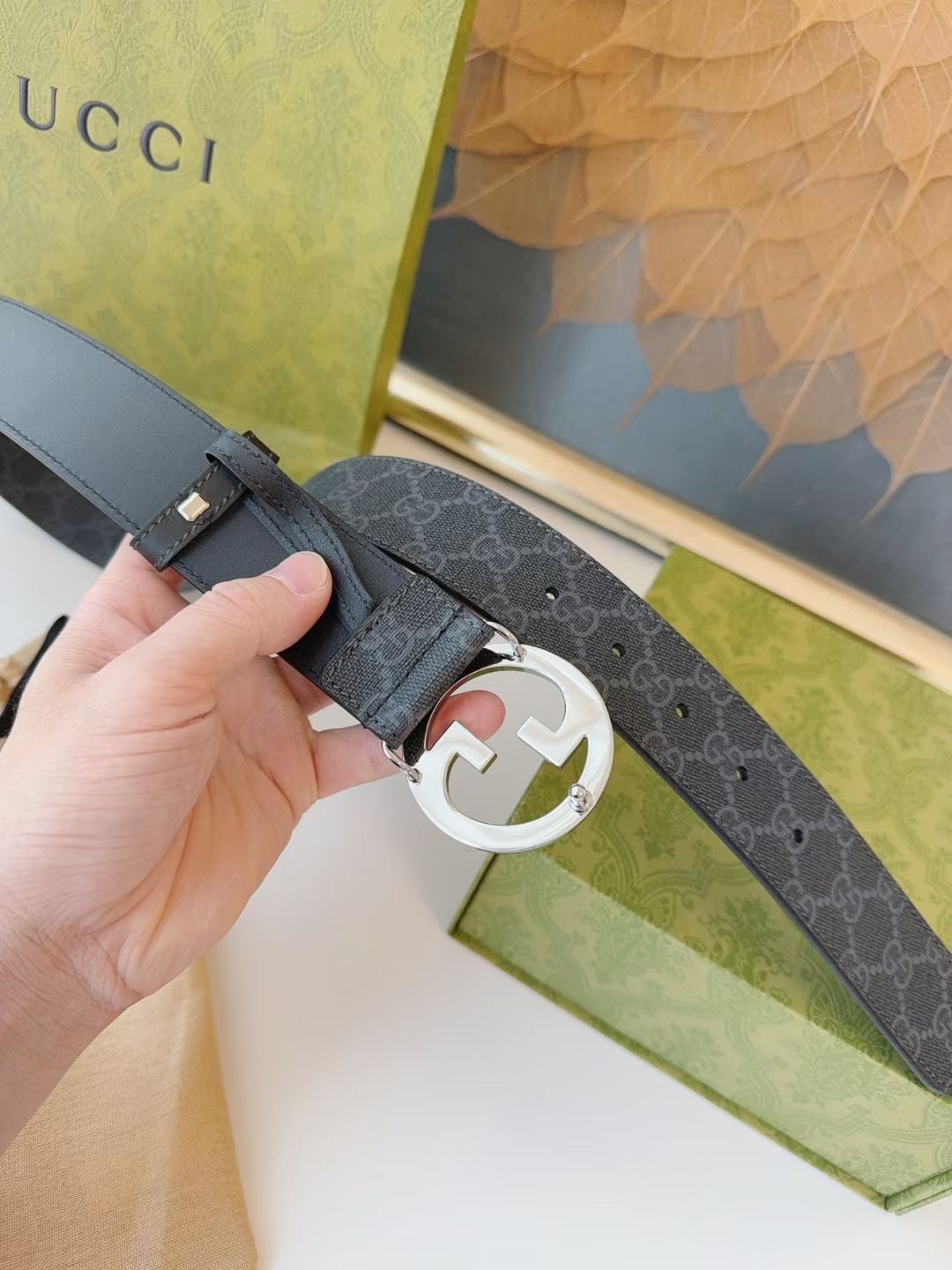 G*ucci Belts Top Quality 4cm