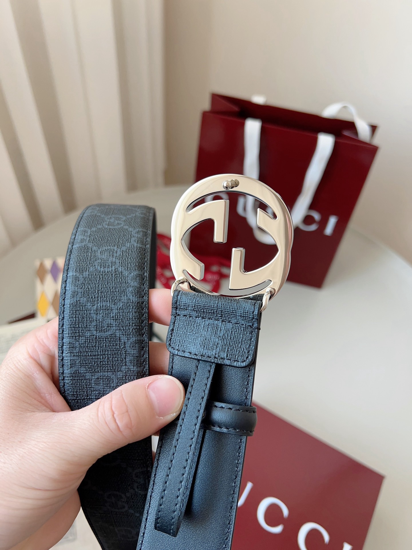 G*ucci Belts Top Quality 4cm