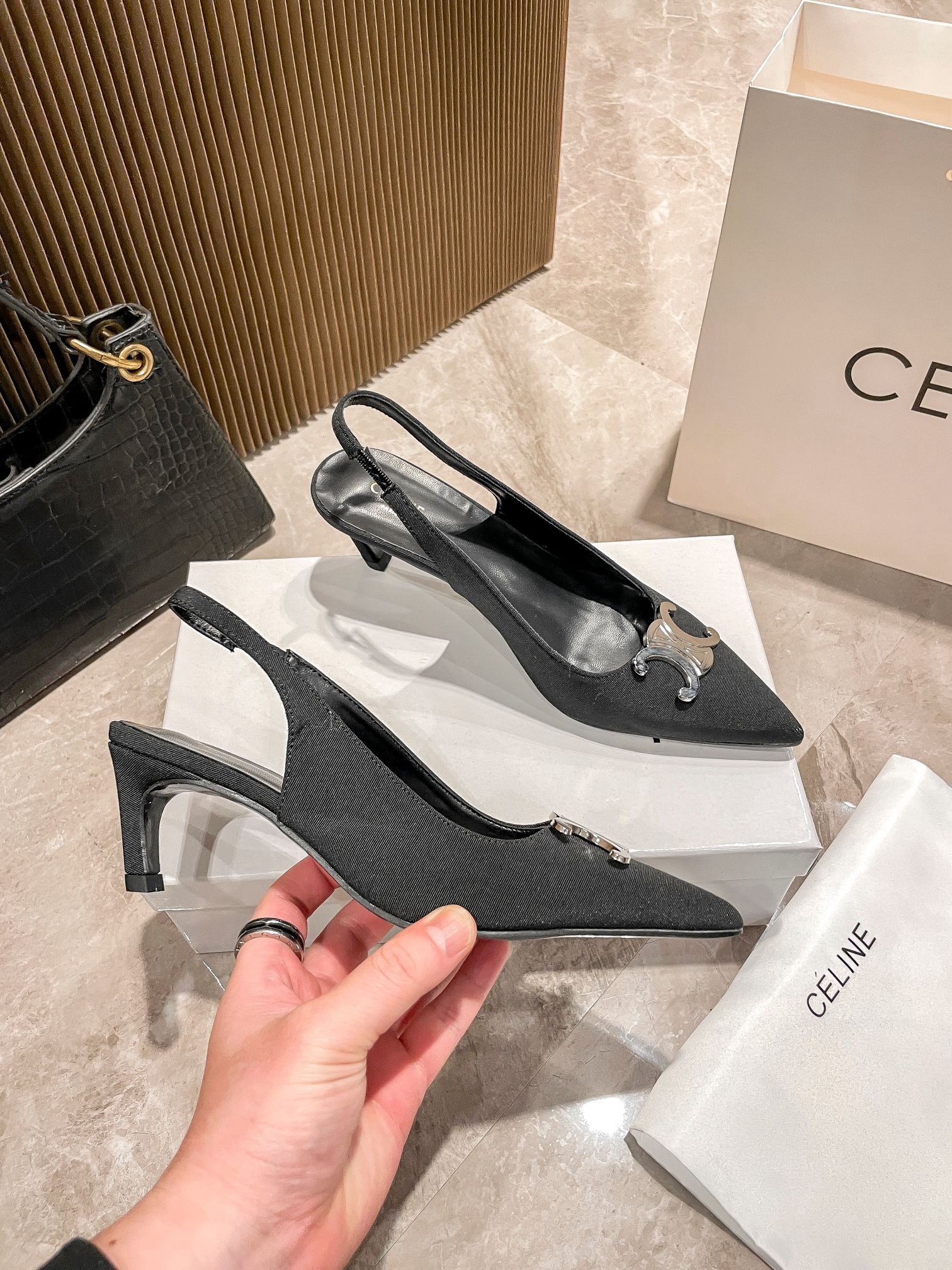 Women Top Quality C*eline shoes 5cm