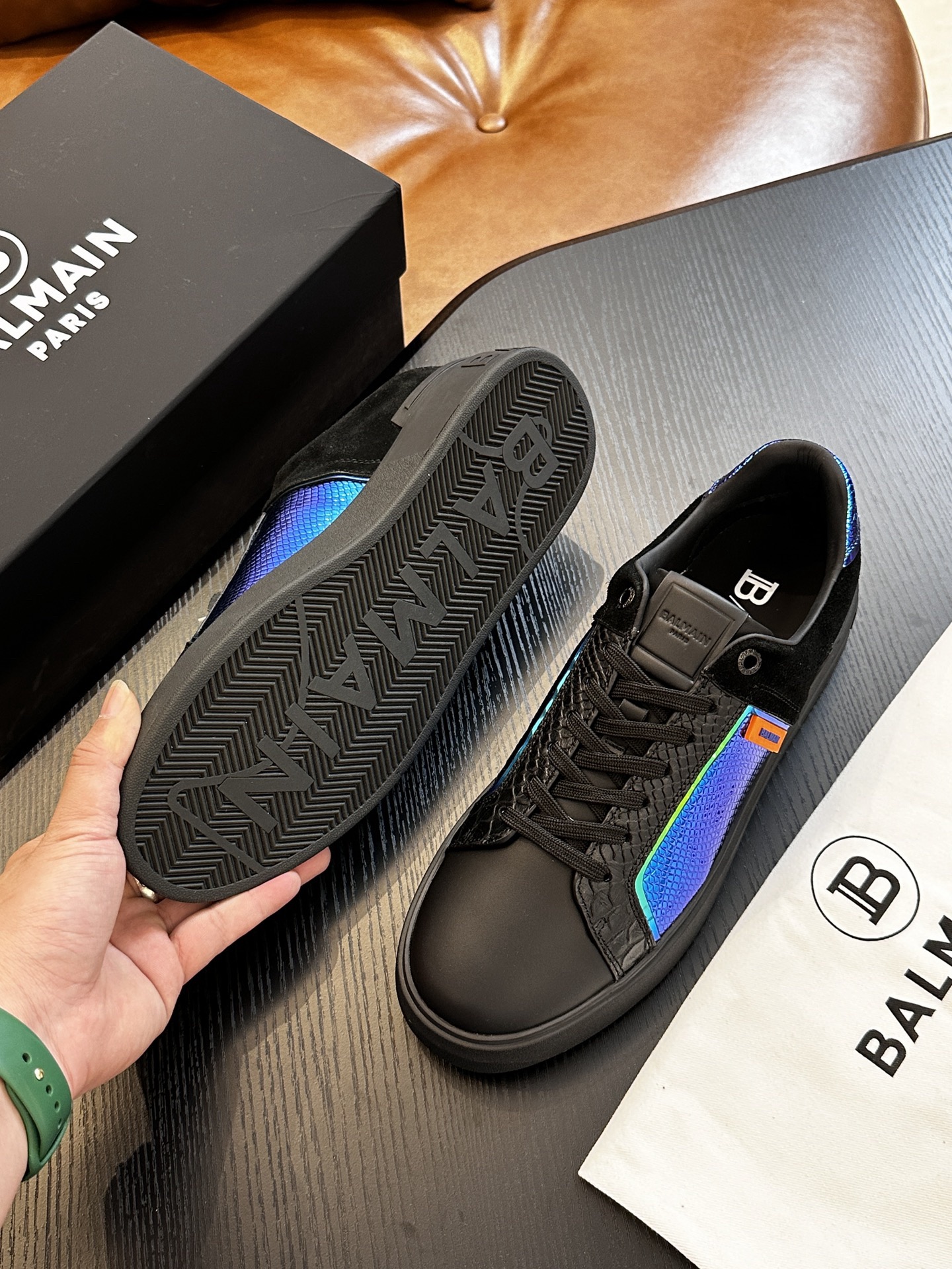 Women Men Top Quality B*almain shoes