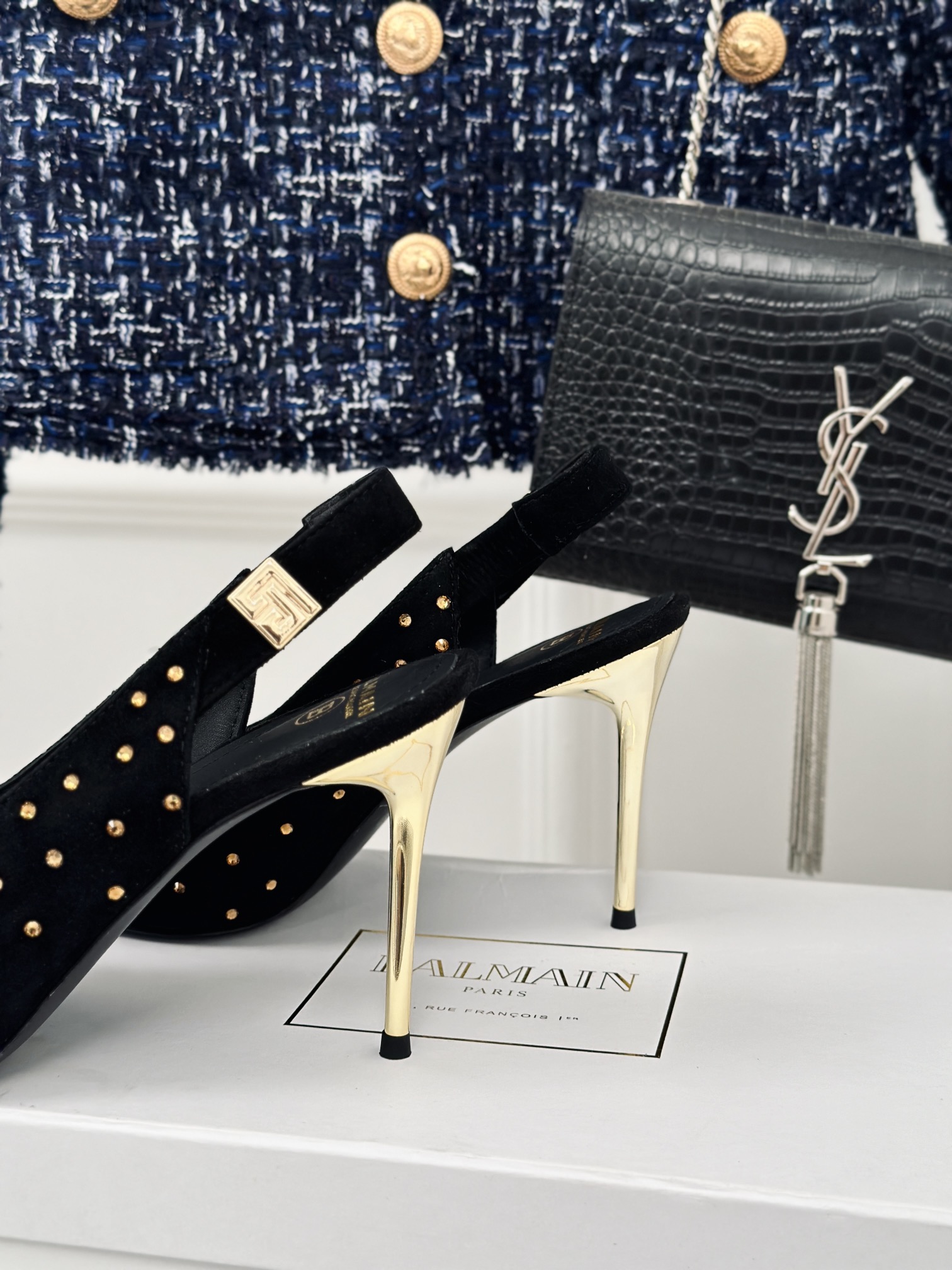 Women Top Quality B*almain shoes 10.5cm