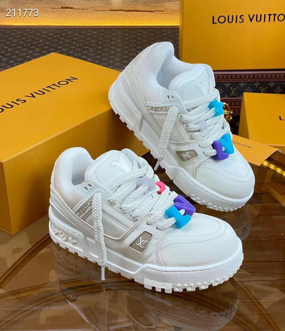 Men Women L*ouis V*uitton Top Sneaker L*V Trainer size 35-46