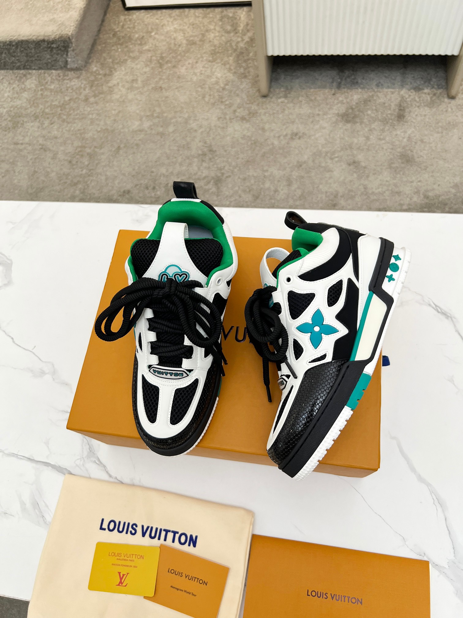 Men Women L*ouis V*uitton Top Sneaker L*V Trainer size 35-46