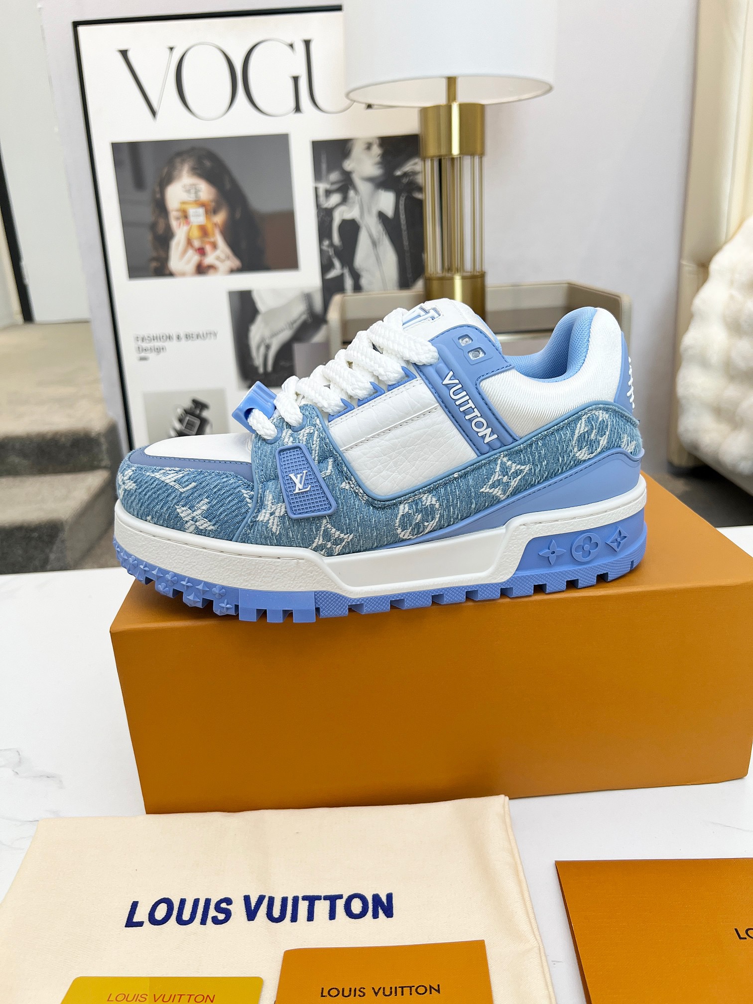 Men Women L*ouis V*uitton Top Sneaker L*V Trainer size 35-46