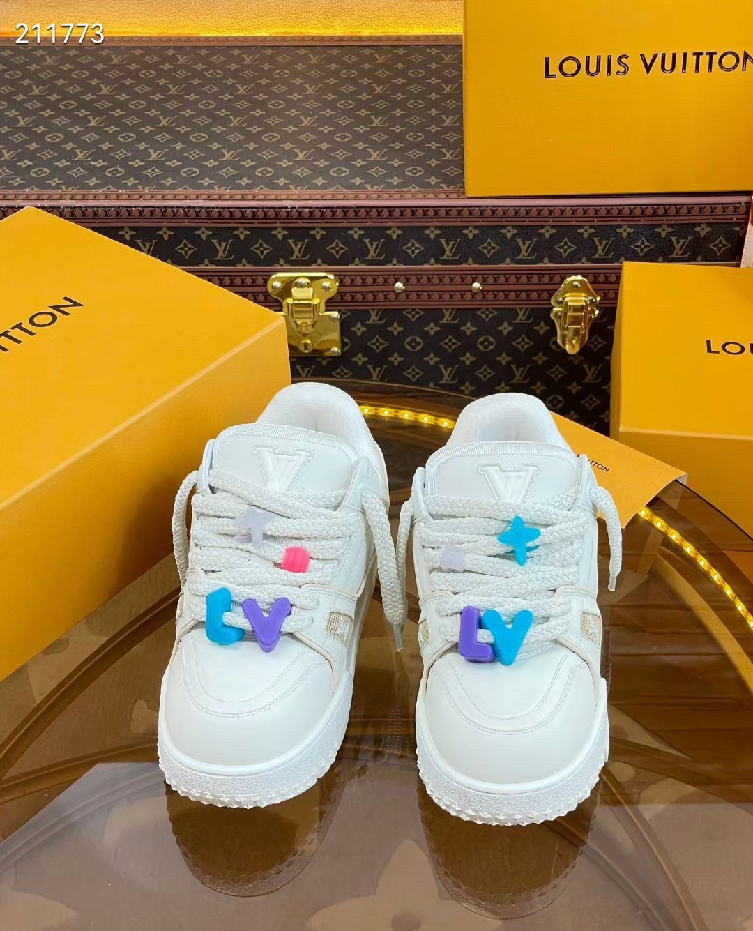 Men Women L*ouis V*uitton Top Sneaker L*V Trainer size 35-46