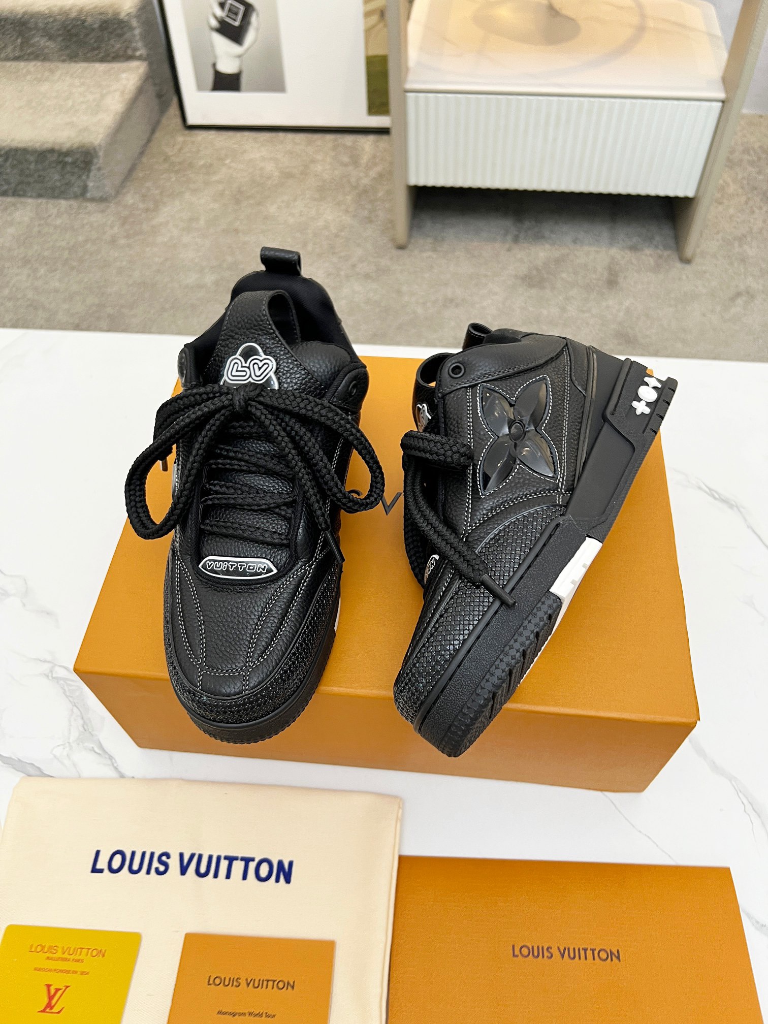 Men Women L*ouis V*uitton Top Sneaker L*V Trainer size 35-46