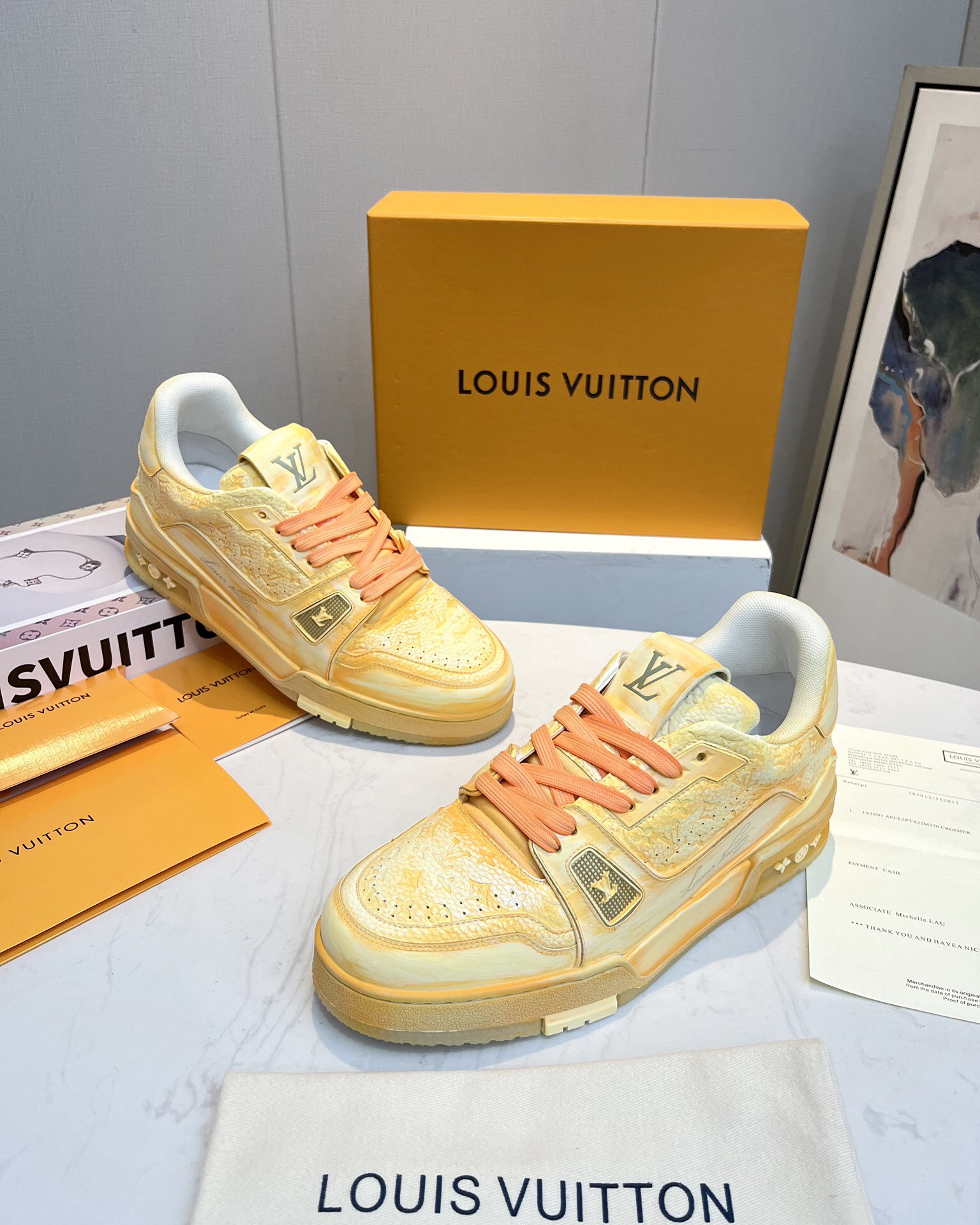 Men Women L*ouis V*uitton Top Sneaker L*V Trainer size 35-46