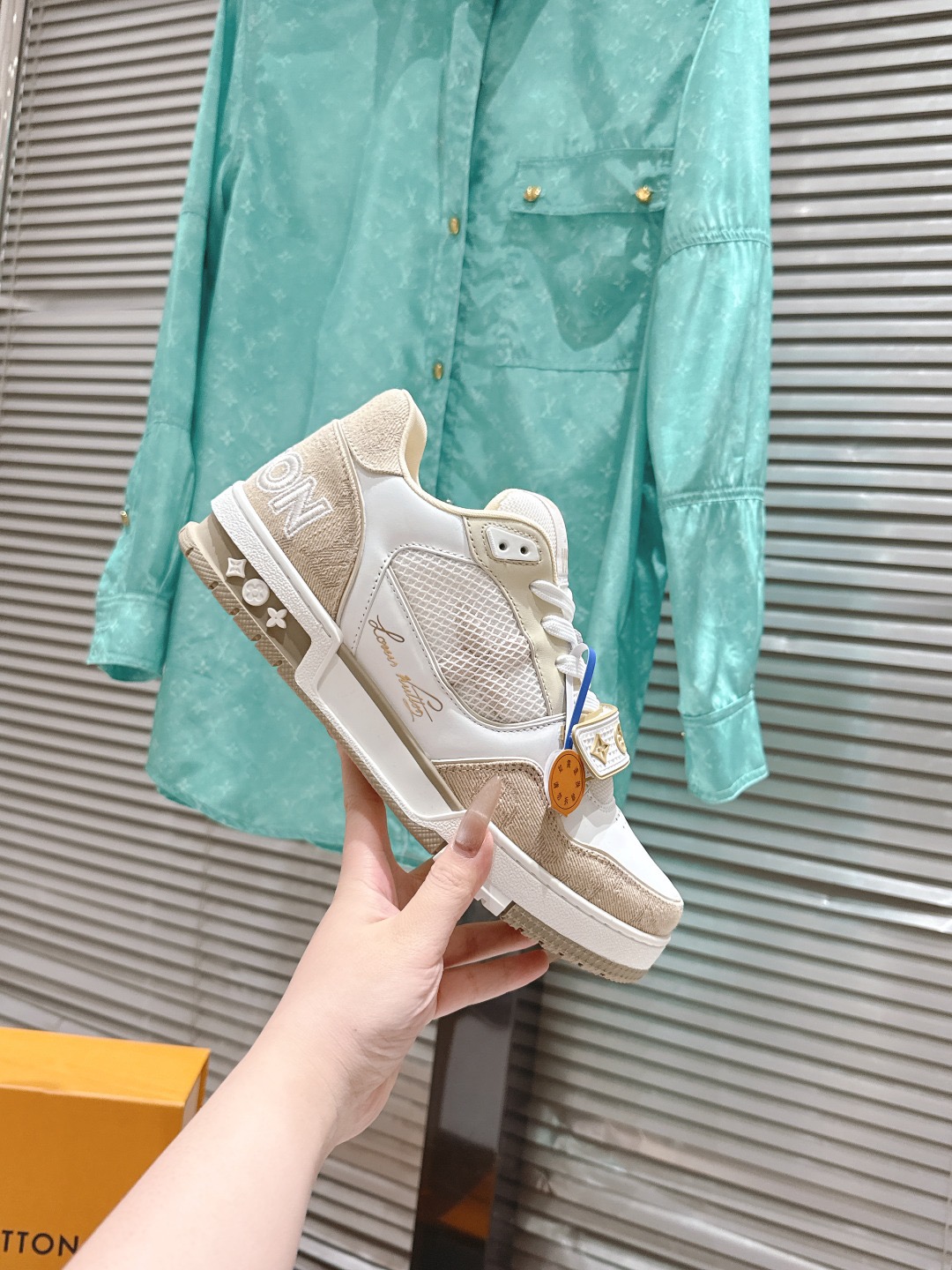 Men Women L*ouis V*uitton Top Sneaker L*V Trainer size 35-46