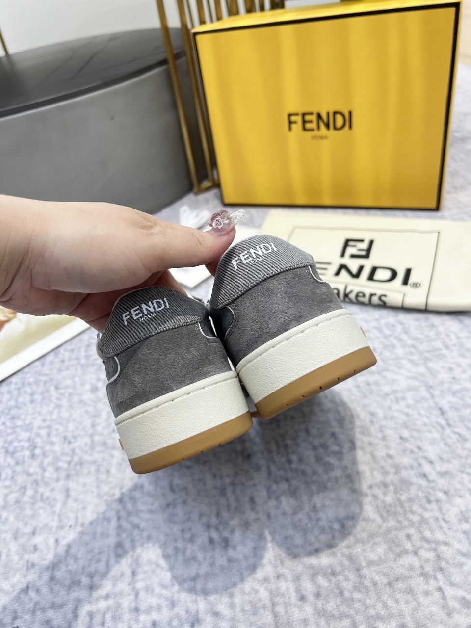 Men Women F*endi Top Sneakers size 35-46
