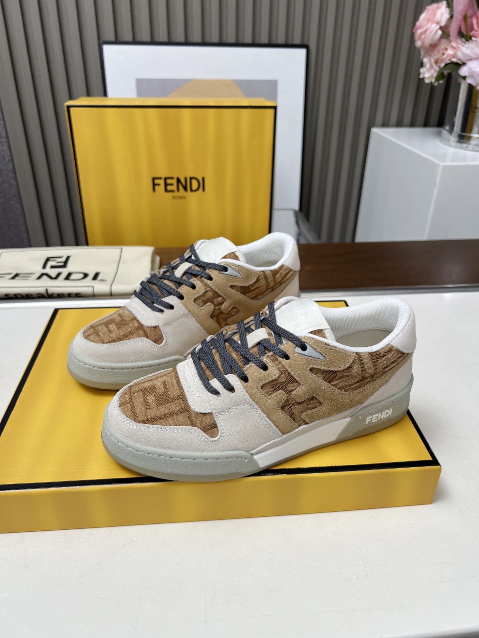 Men Women F*endi Top Sneakers size 35-46