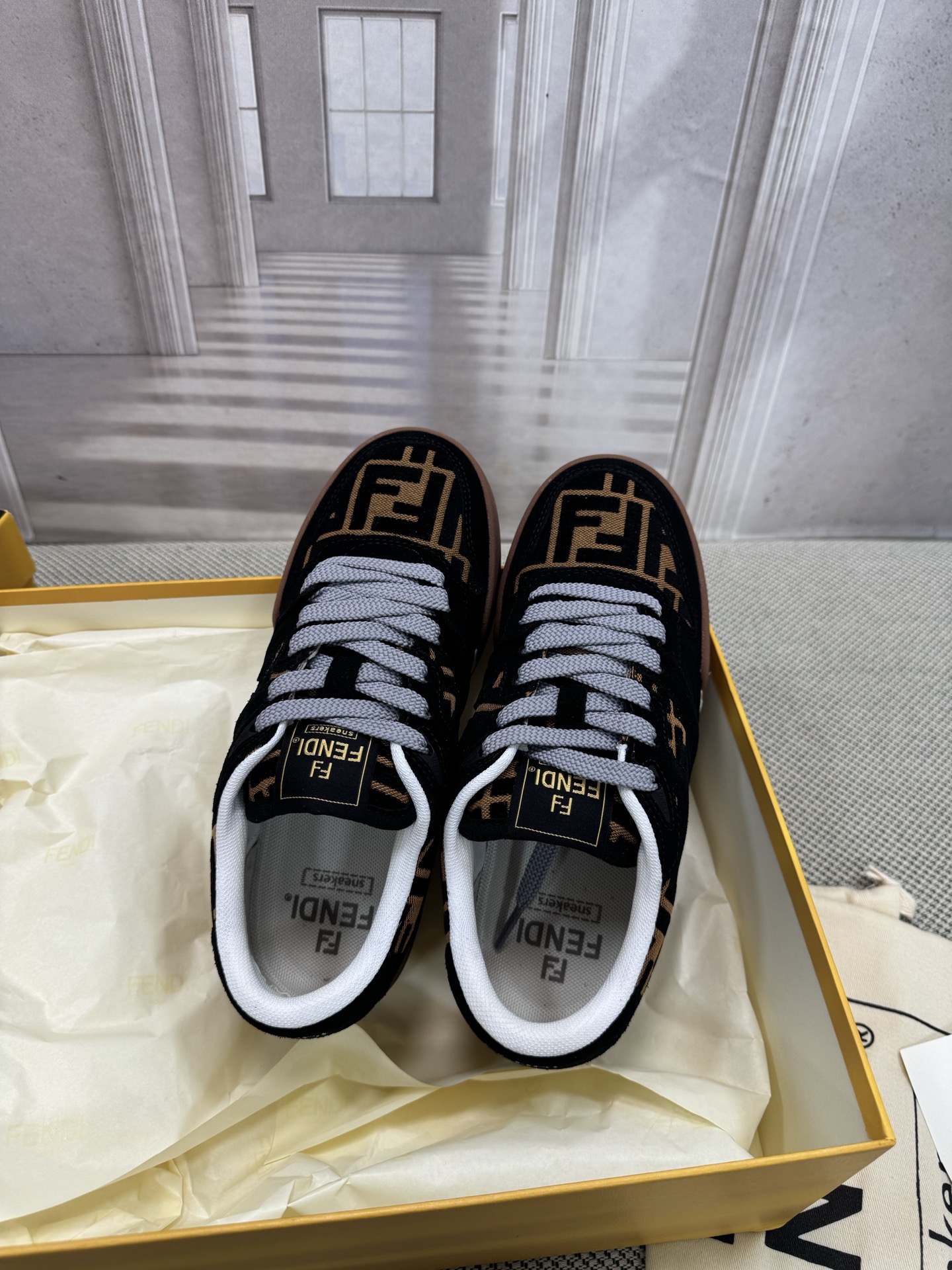 Men Women F*endi Top Sneakers size 35-46