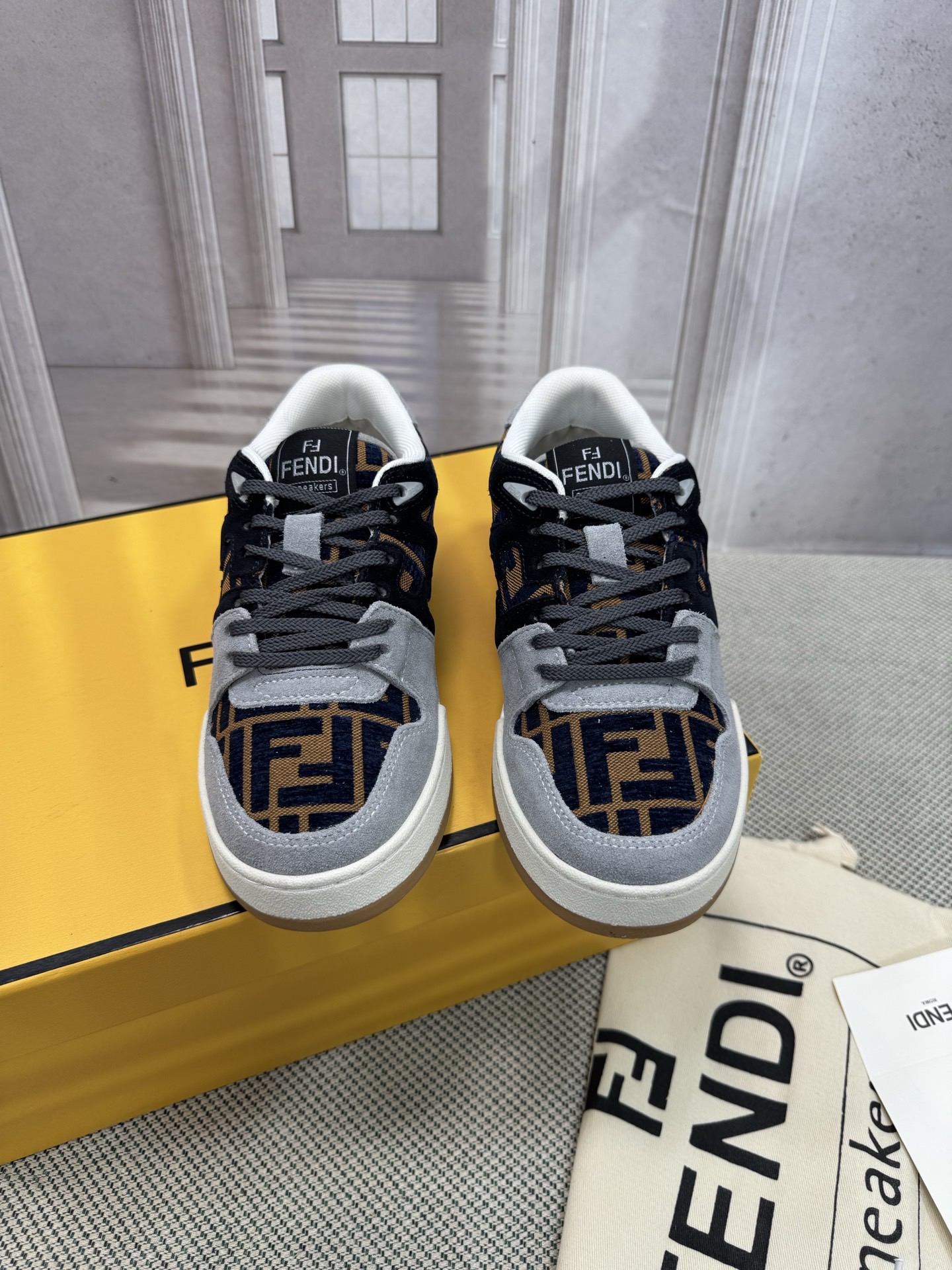 Men Women F*endi Top Sneakers size 35-46