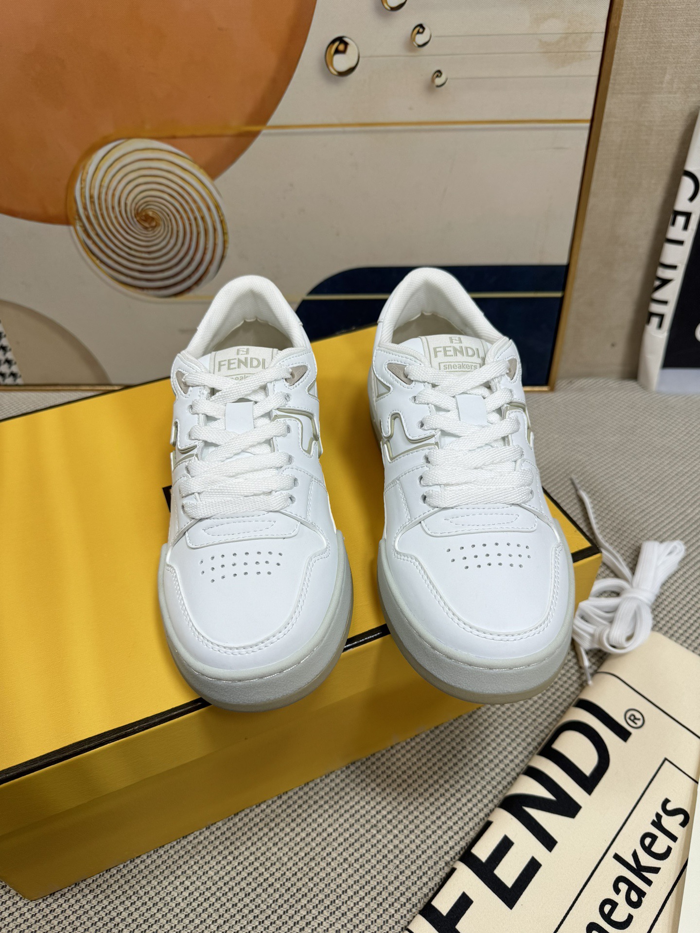 Men Women F*endi Top Sneakers size 35-46