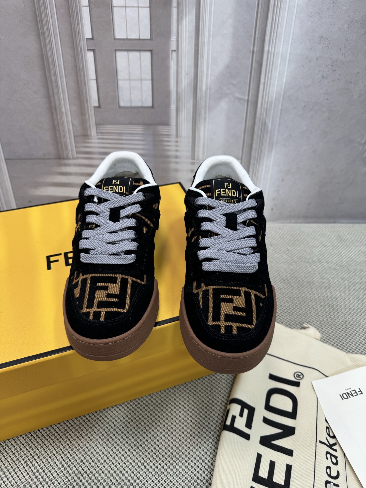 Men Women F*endi Top Sneakers size 35-46