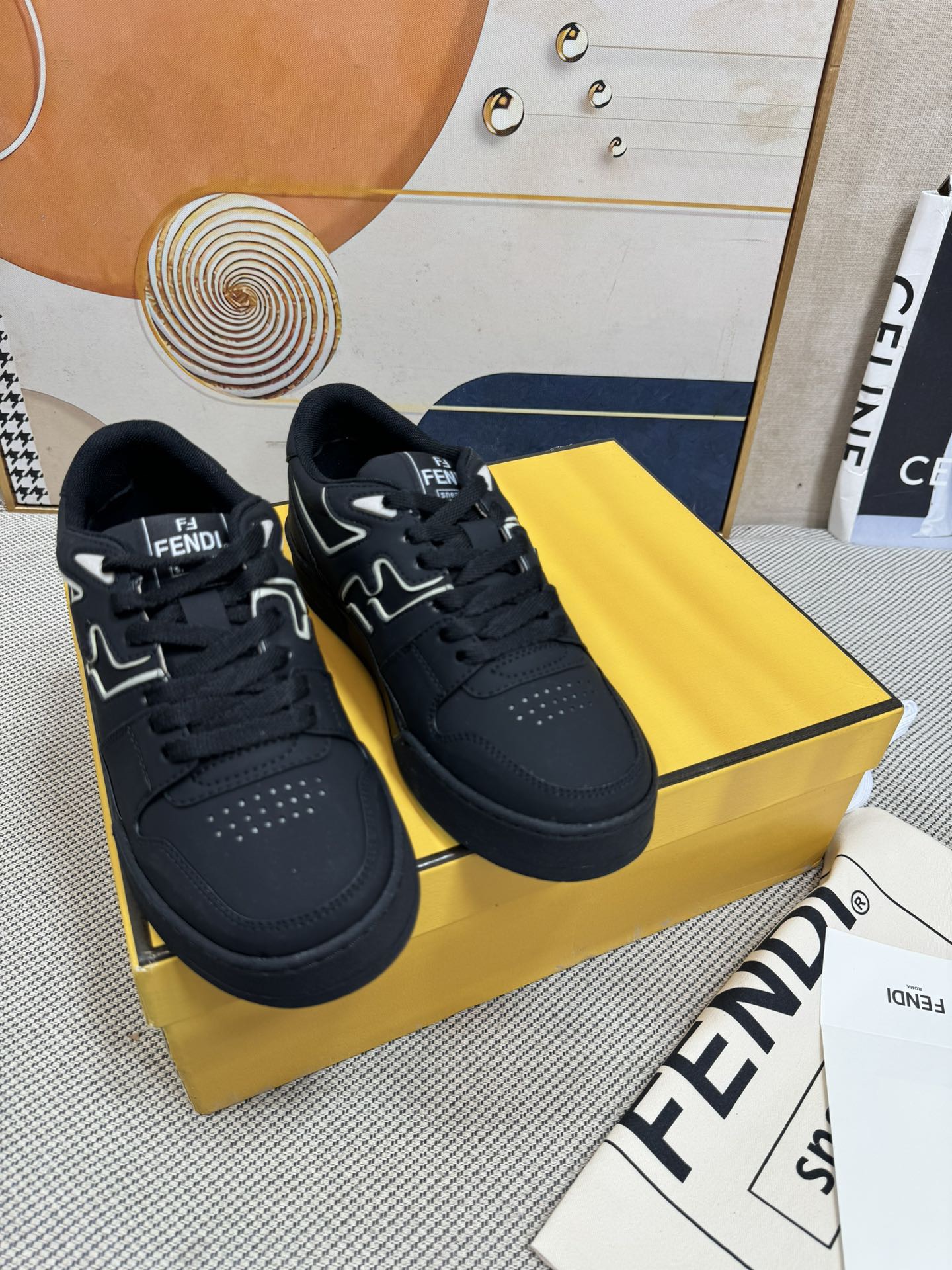 Men Women F*endi Top Sneakers size 35-46