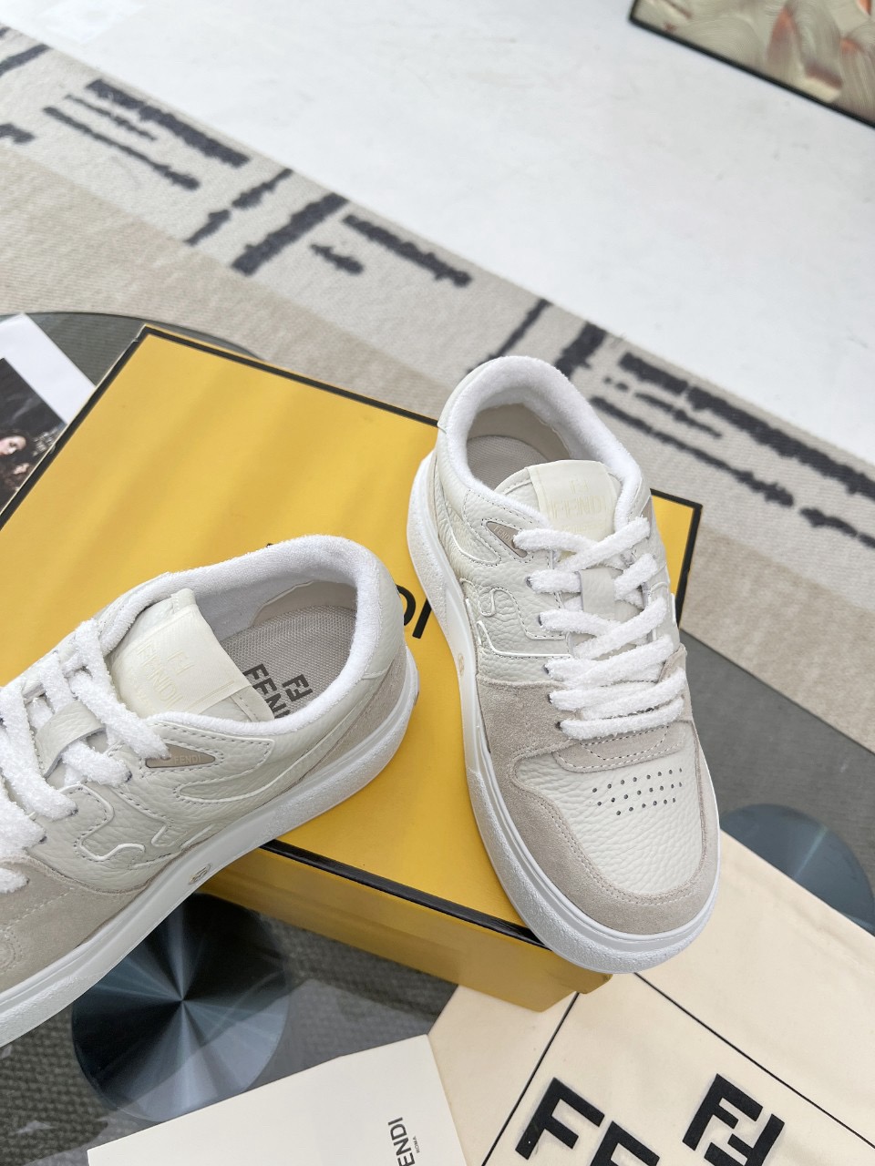 Men Women F*endi Top Sneakers size 35-46