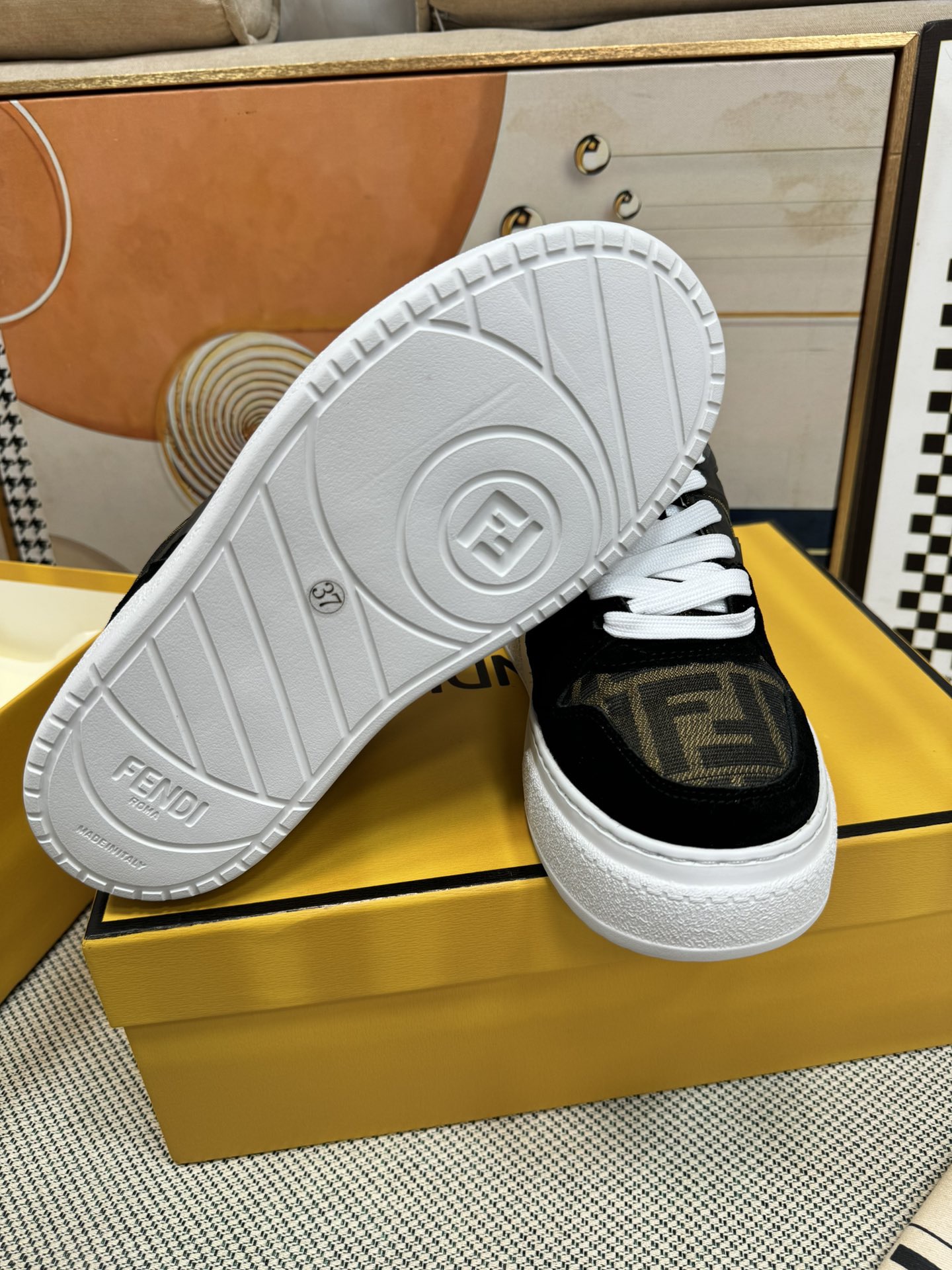 Men Women F*endi Top Sneakers size 35-46