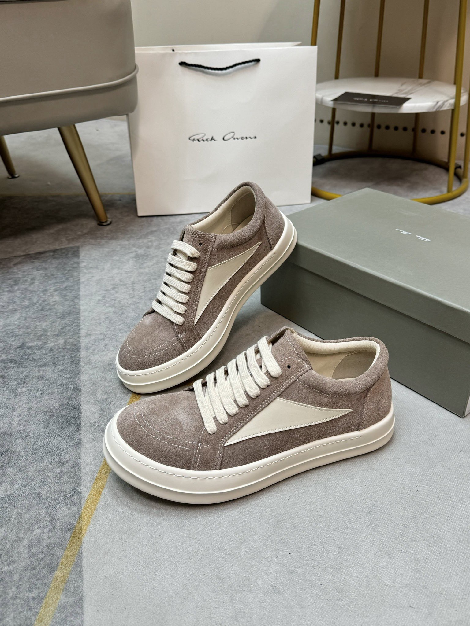 Men Women R*ICK OWENS Top SNEAKERS