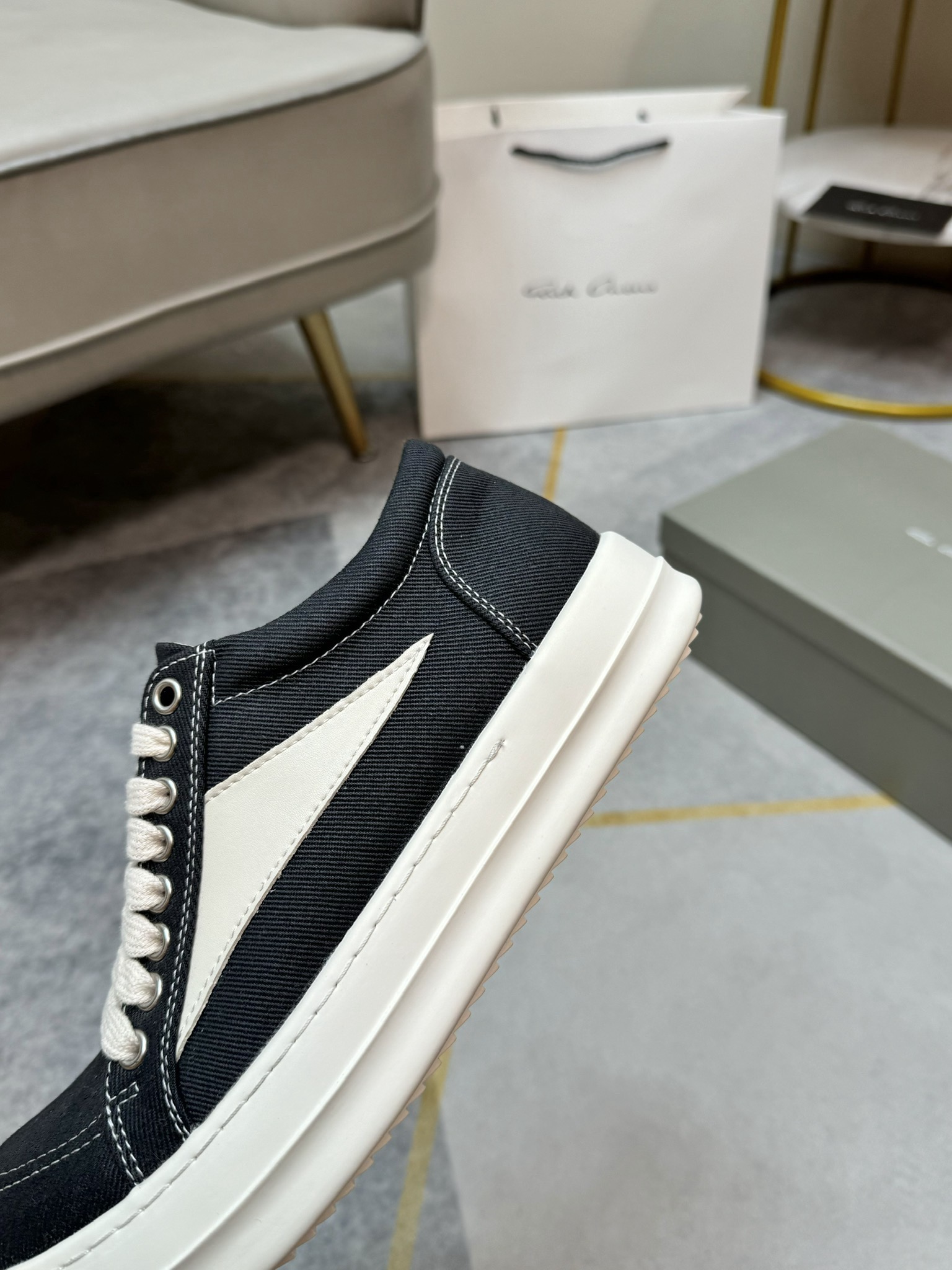 Men Women R*ICK OWENS Top SNEAKERS