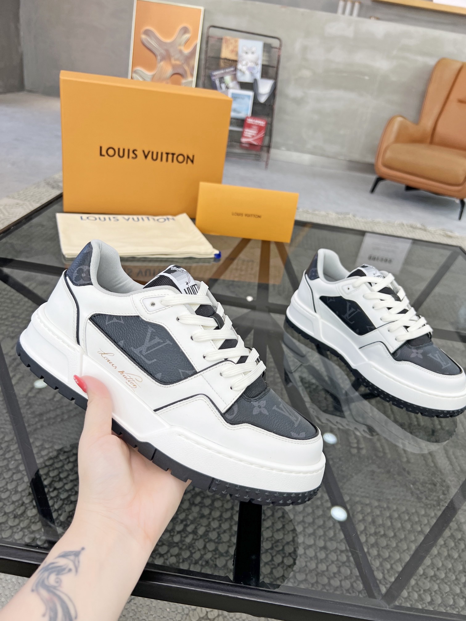 Men L*ouis V*uitton Top Sneaker L*V Shoes