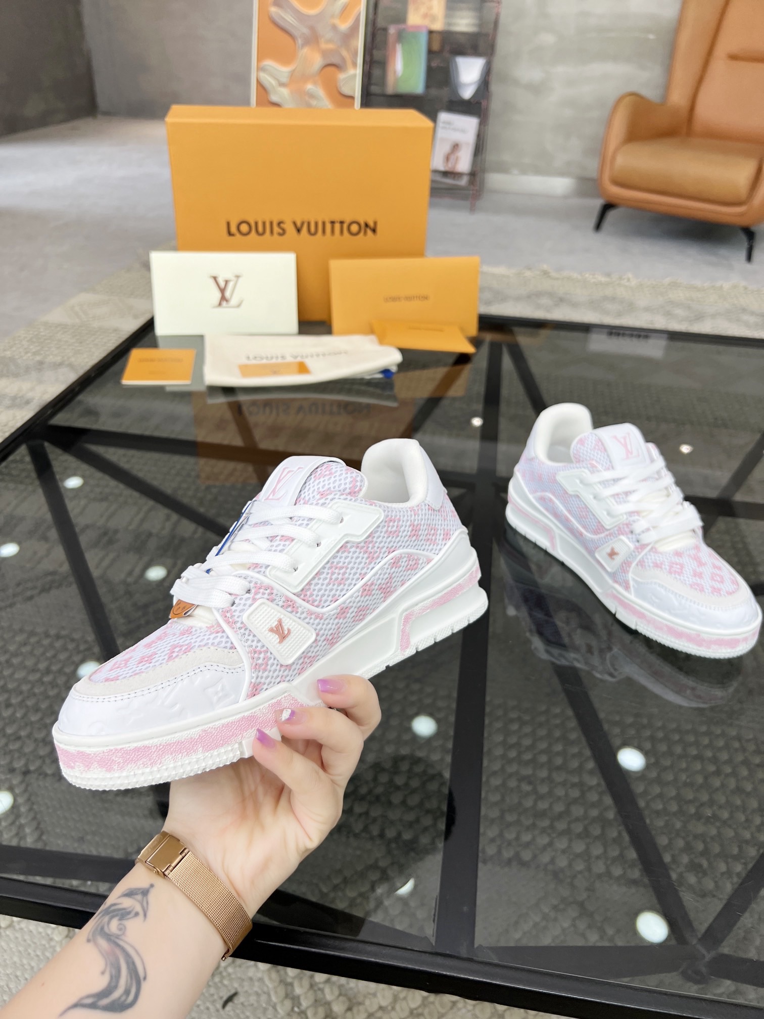 Men L*ouis V*uitton Top Sneaker L*V Shoes