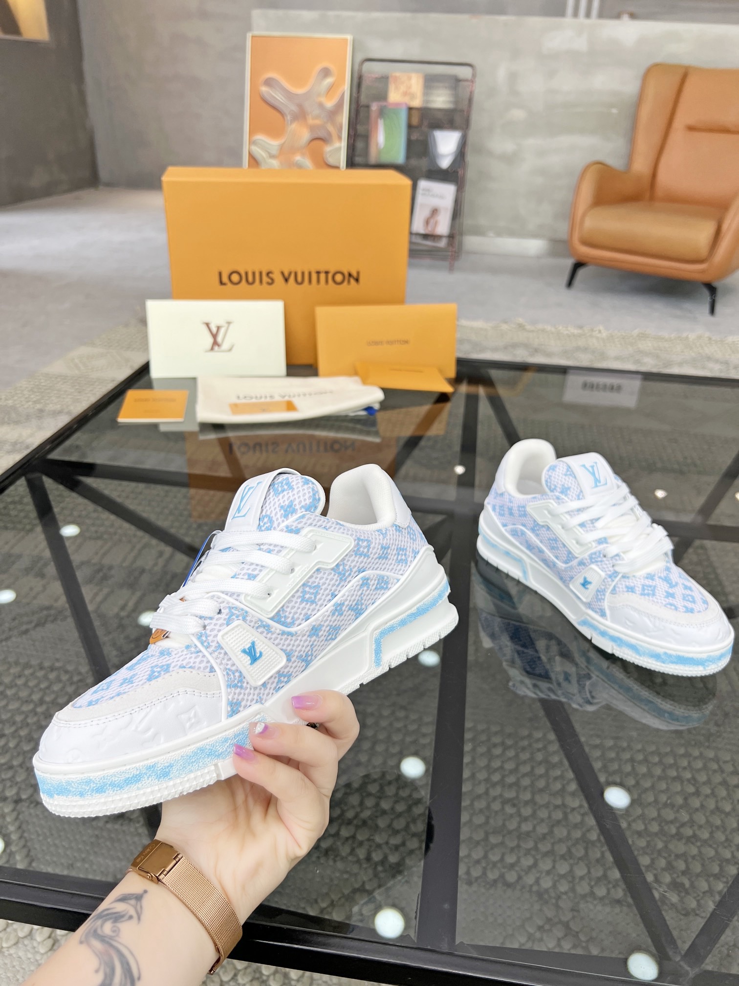 Men L*ouis V*uitton Top Sneaker L*V Shoes