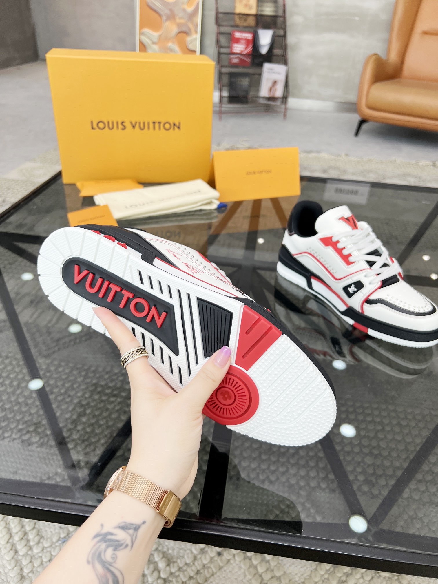 Men L*ouis V*uitton Top Sneaker L*V Shoes