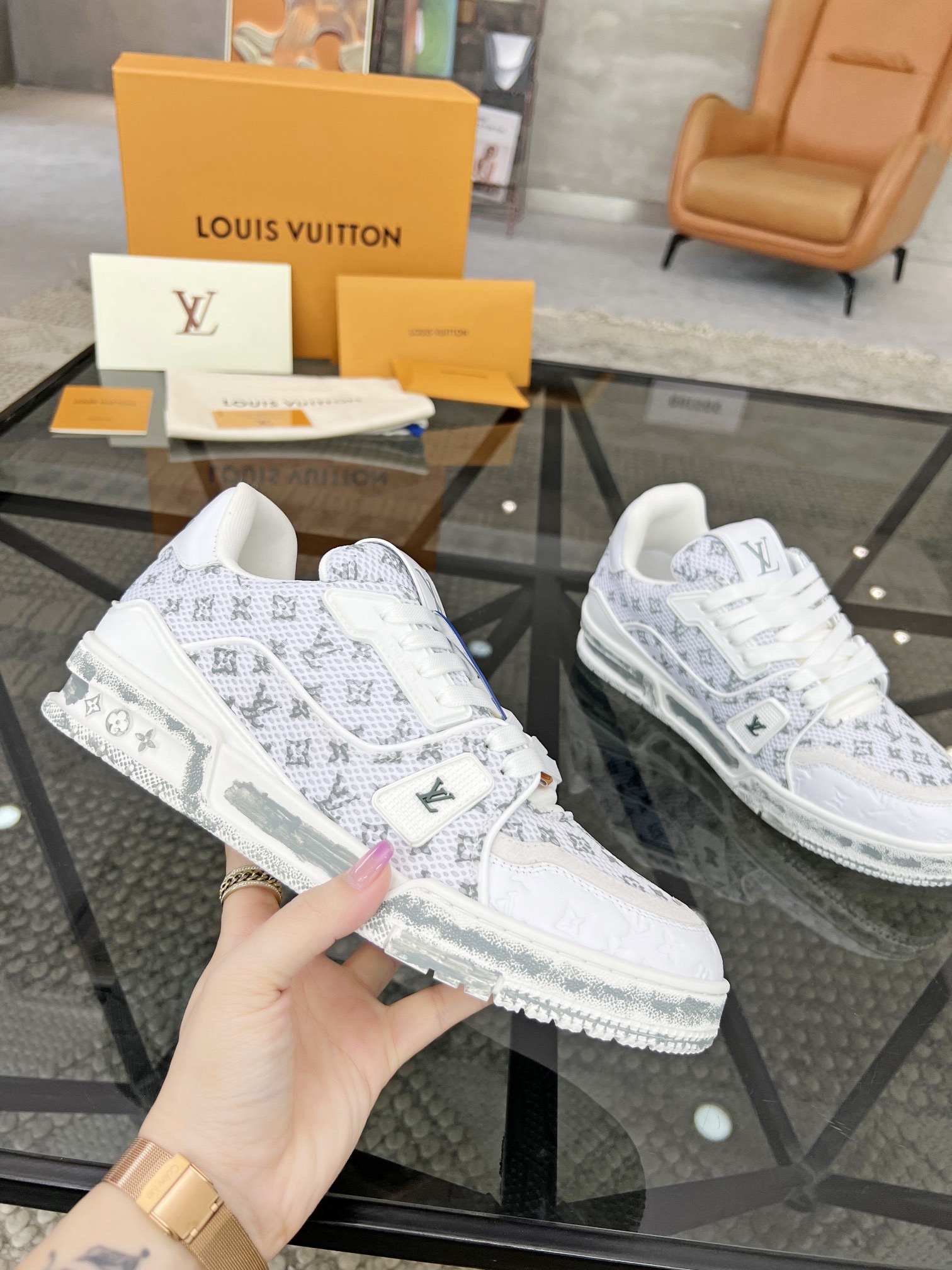 Men L*ouis V*uitton Top Sneaker L*V Shoes