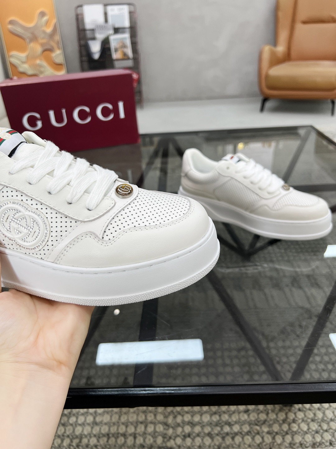 Men Women G*ucci Top quality 1:1 Sneaker size 35-46